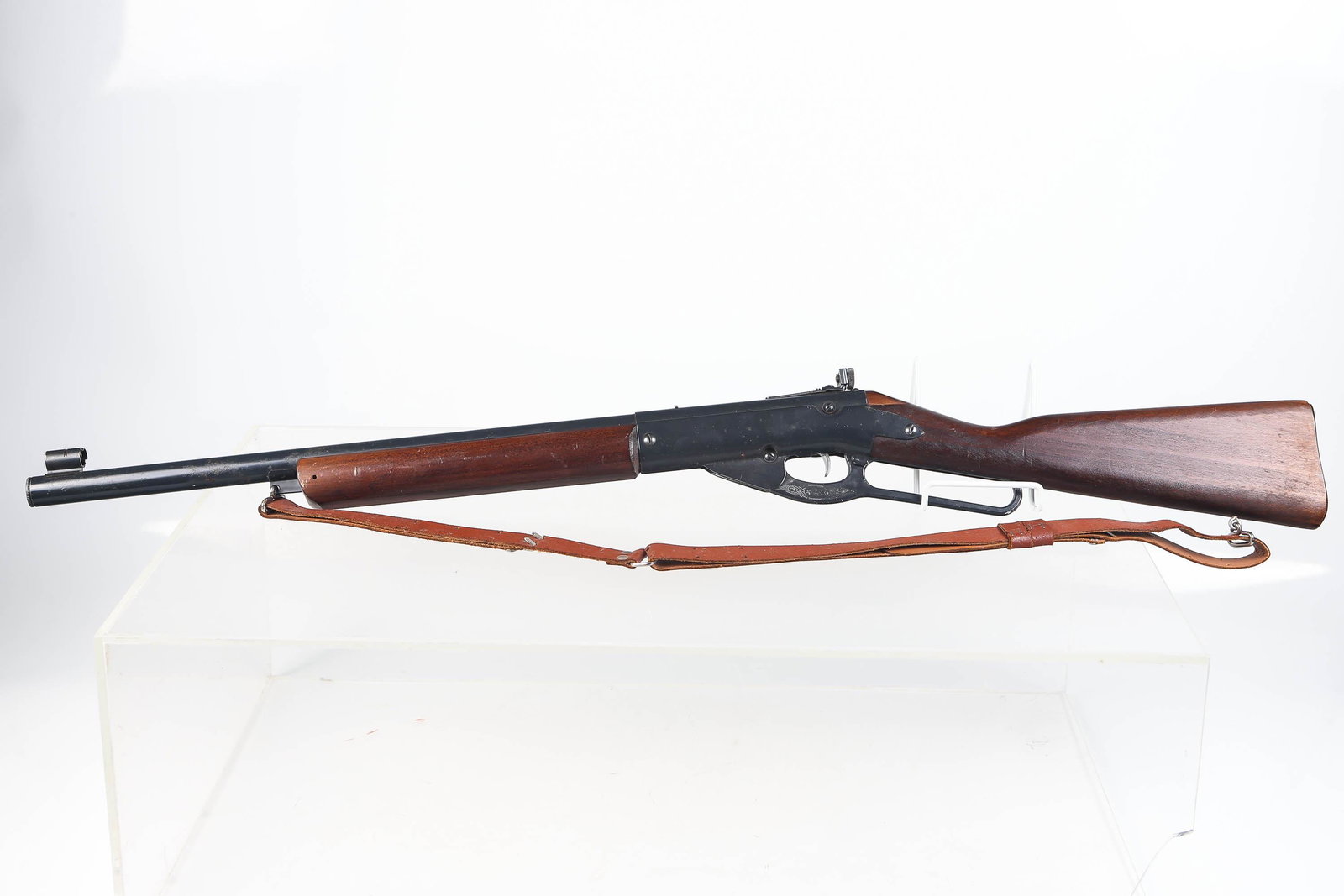 Daisy BB Gun circa 1967: includes 3 stars under trigger, working pump action, model #99 Daisy BB Gun. No BBs included. Leather strap attached in good condition.