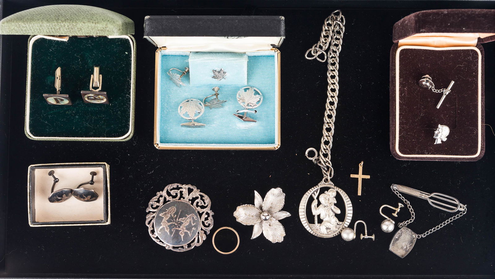 Sterling and Gold Jewelry Grouping (1 of 7)