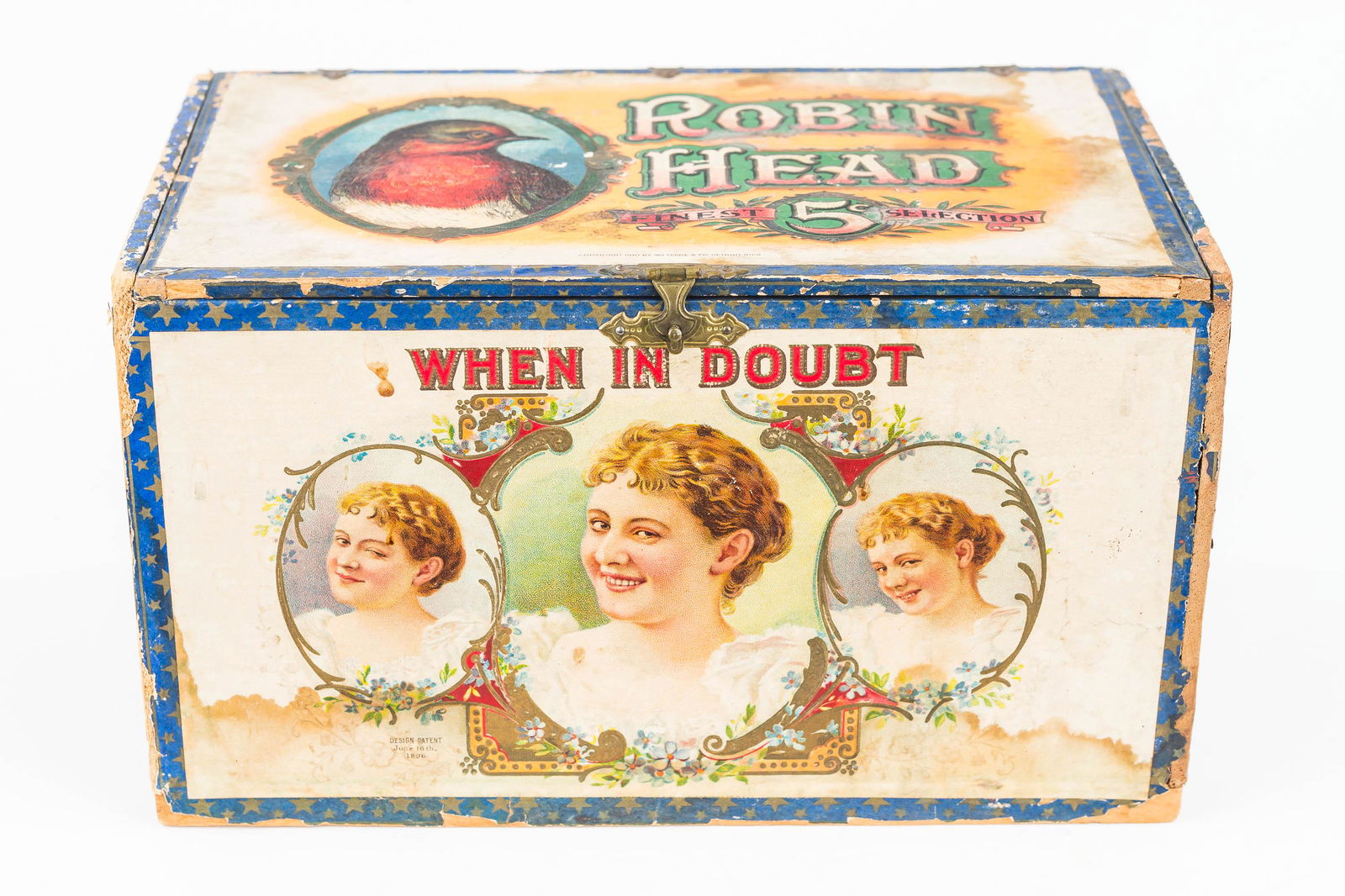 1921 Cigar Box with Graphics (1 of 7)