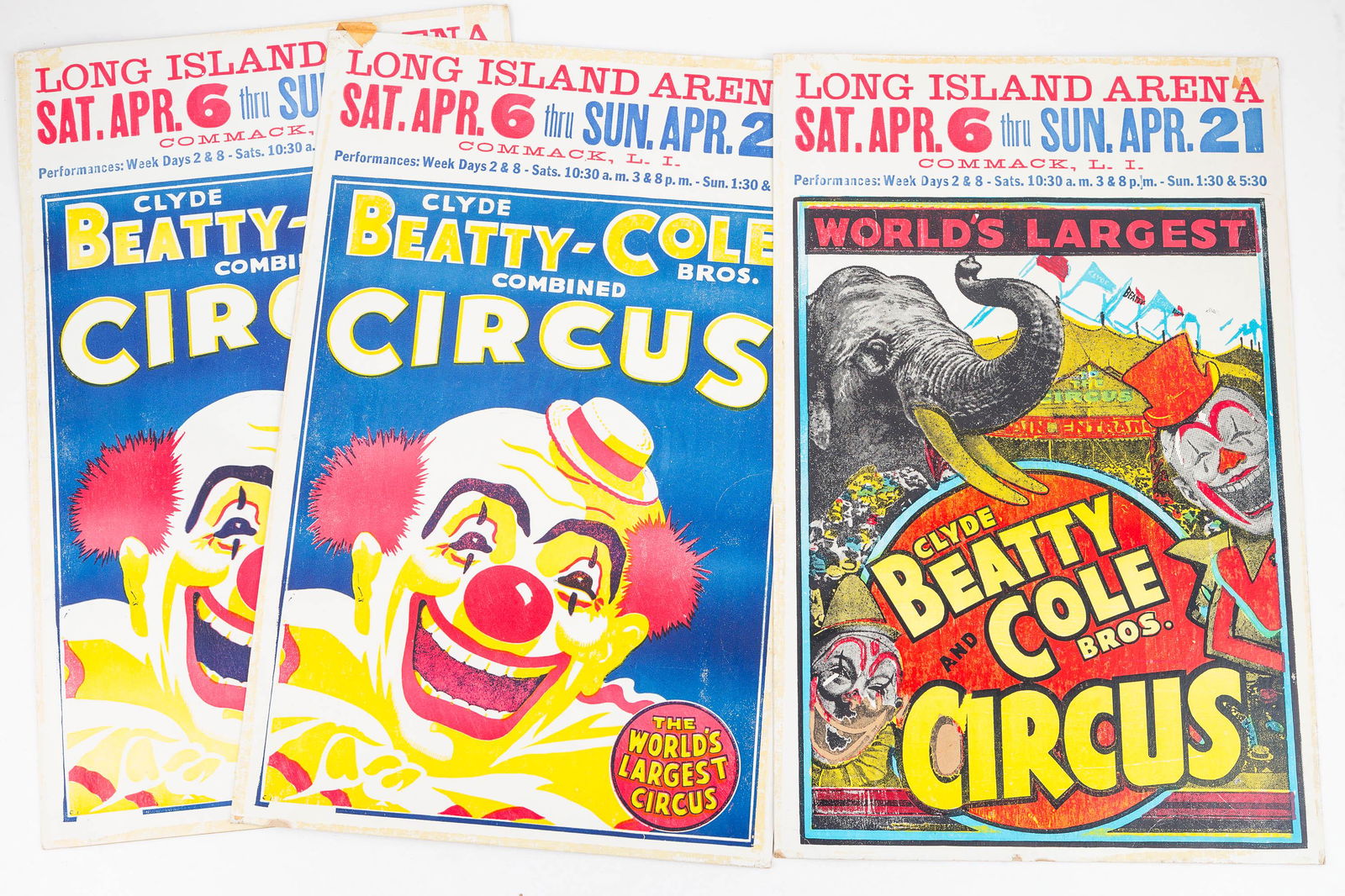 Three Beatty-Cole Circus Posters (1 of 6)