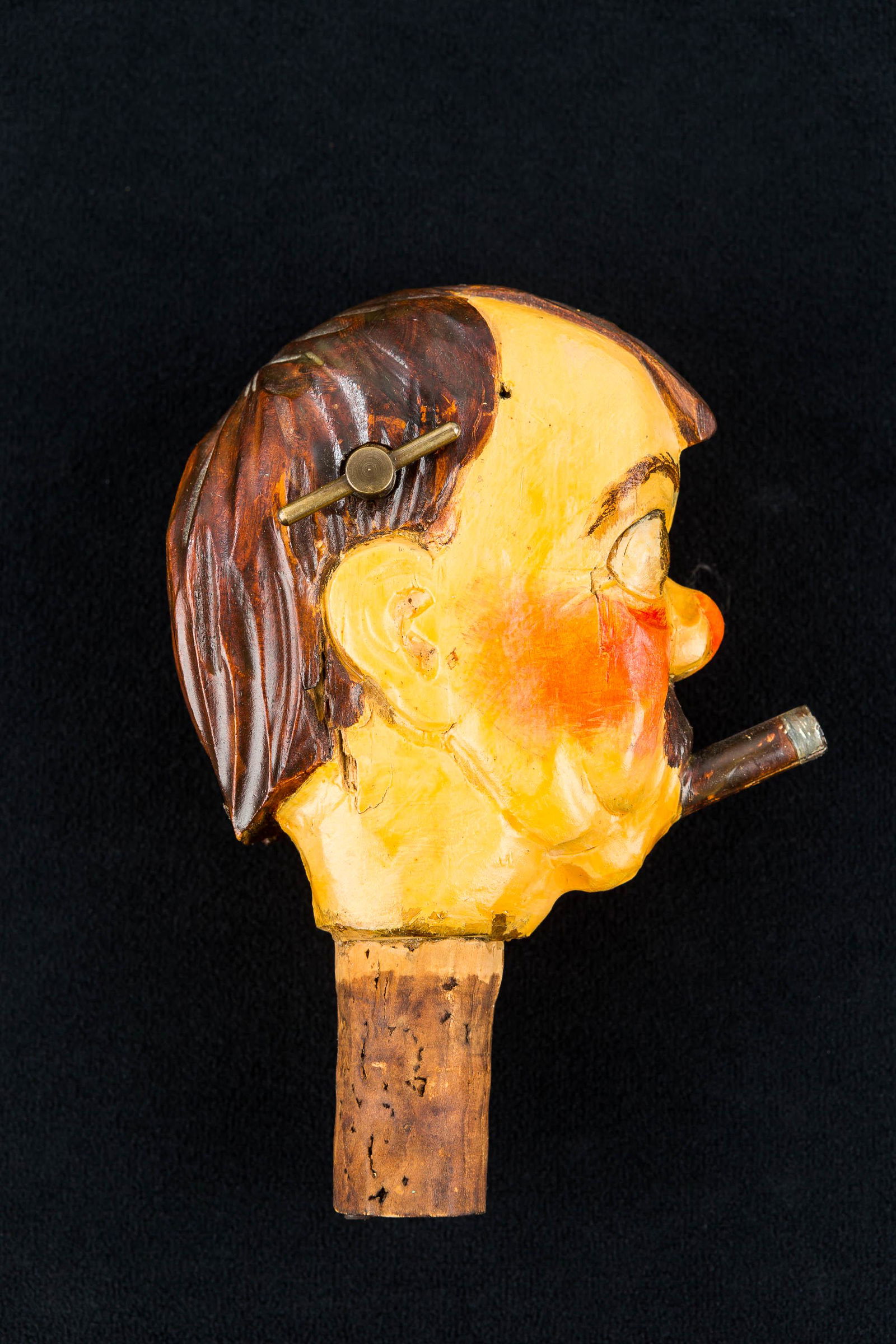 Figural WWII German Leader Musical Bottle Stopper (1 of 4)
