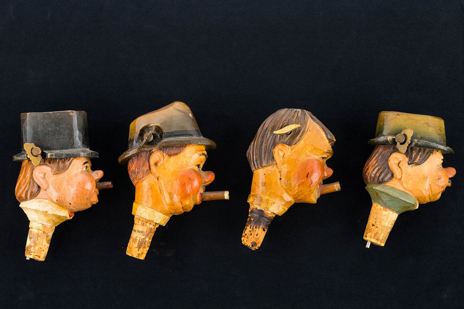 Vintage Musical Figural Bottle Stoppers (4) (1 of 5)