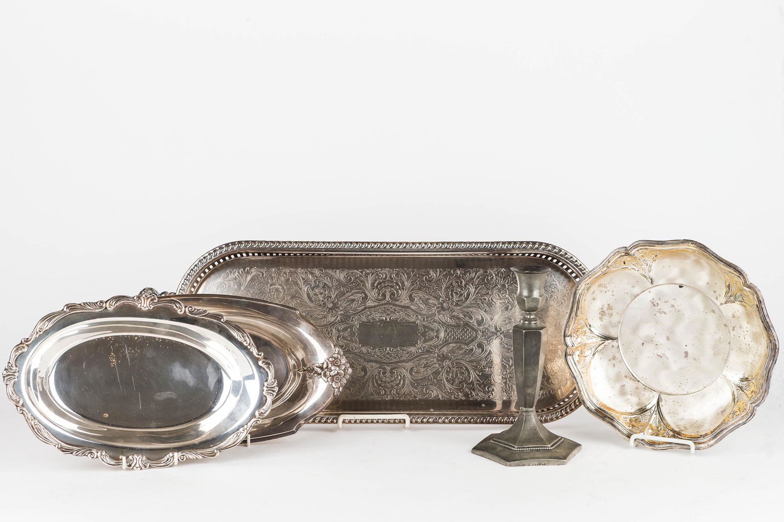 Mixed Silver Plate Grouping (1 of 7)