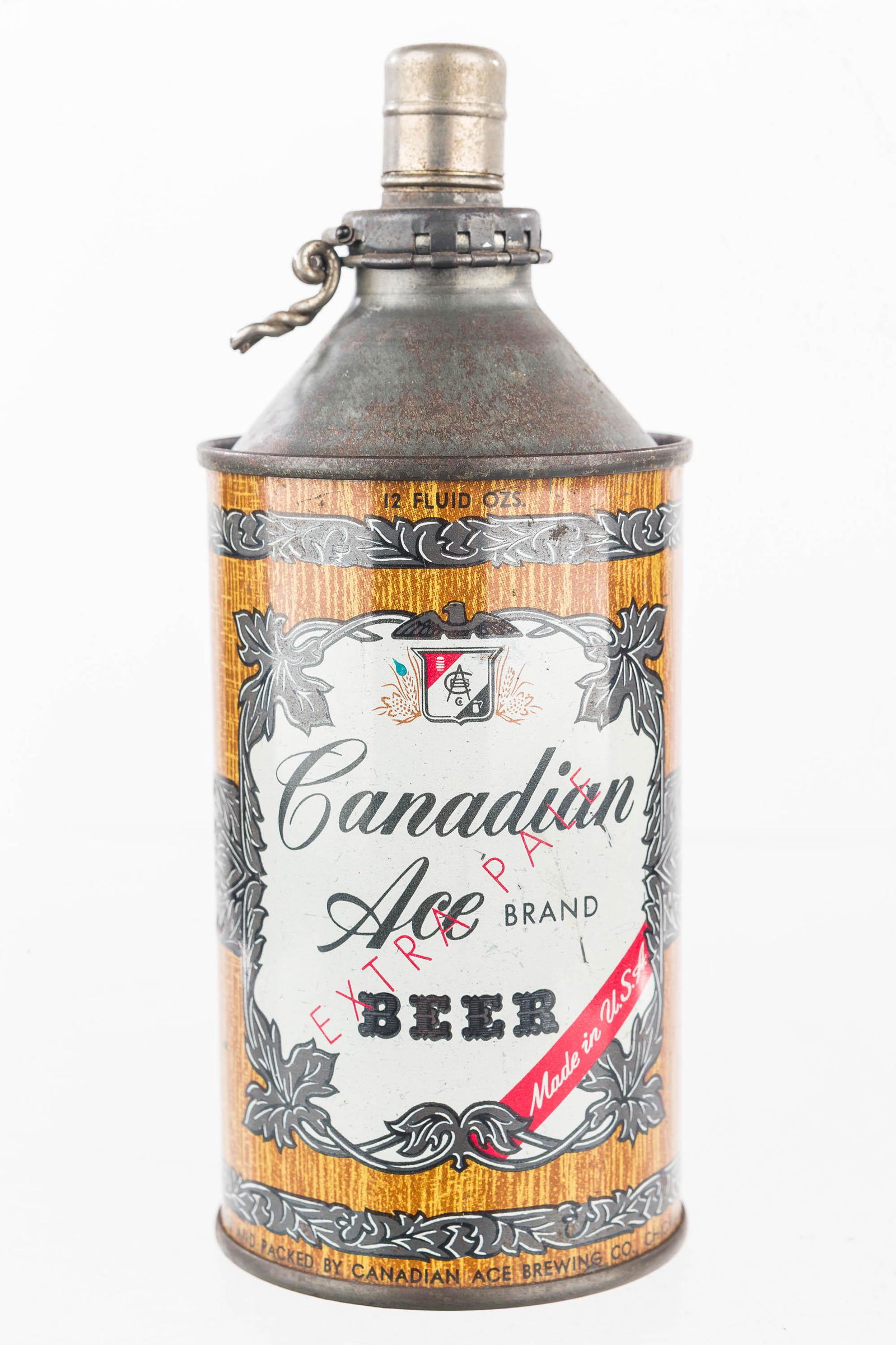 Canadian Ace Brand Extra Pale Ale Cone Top Can (1 of 4)