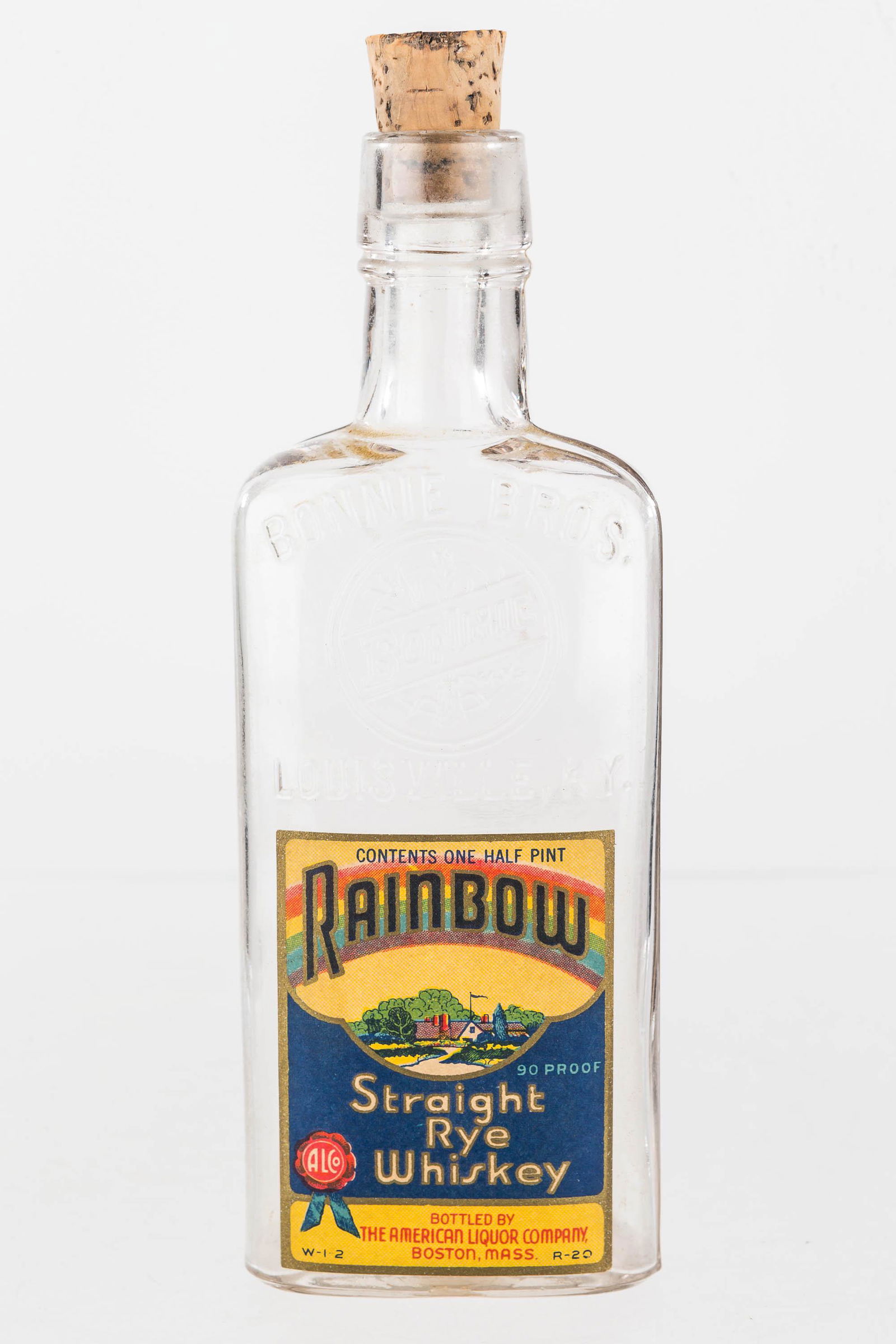 Bonnie Bros Rainbow Straight Rye Whiskey Bottle (1 of 3)