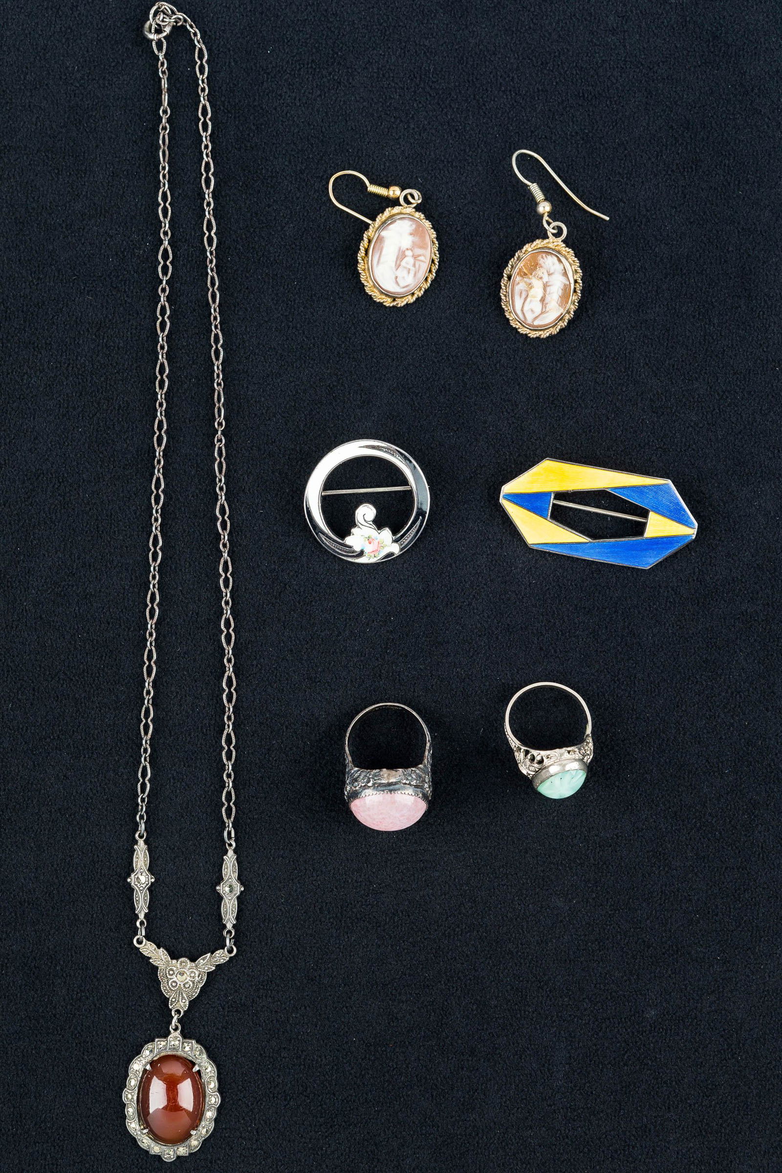 Art Deco Estate Sterling Jewelry (1 of 6)