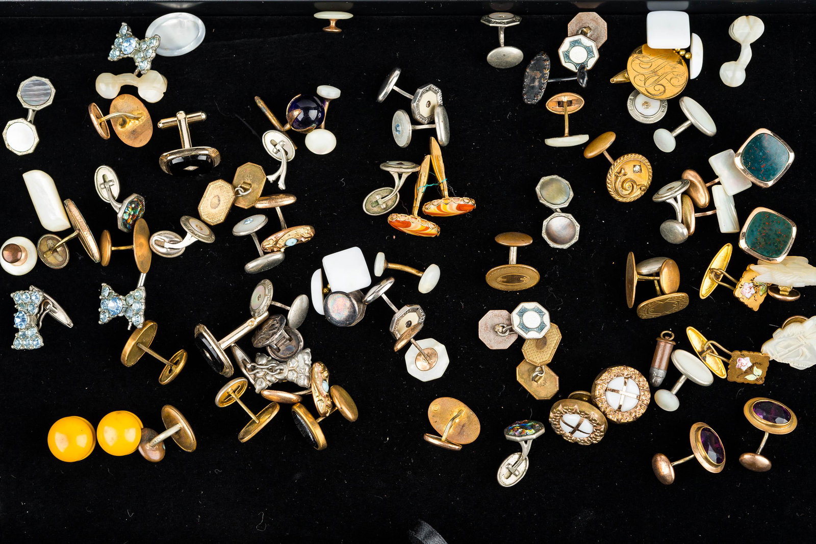 Victorian and Vintage Cuff Link Collection (1 of 4)