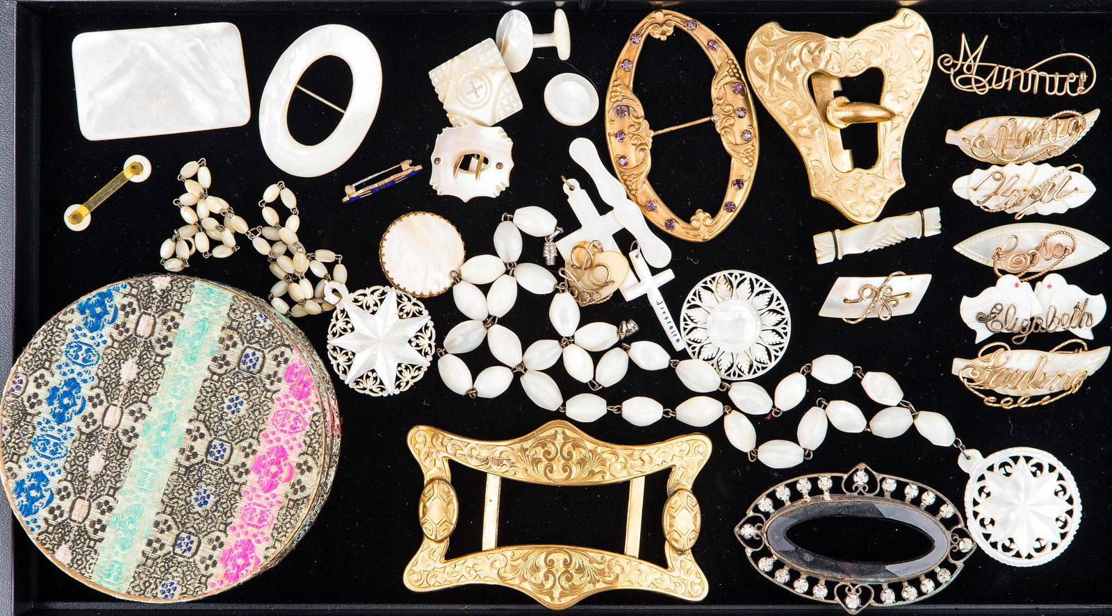 Estate Jewelry Collection with Name Pins (1 of 4)