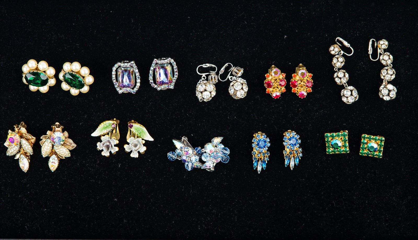 Vintage Clip Earring Collection (1 of 5)