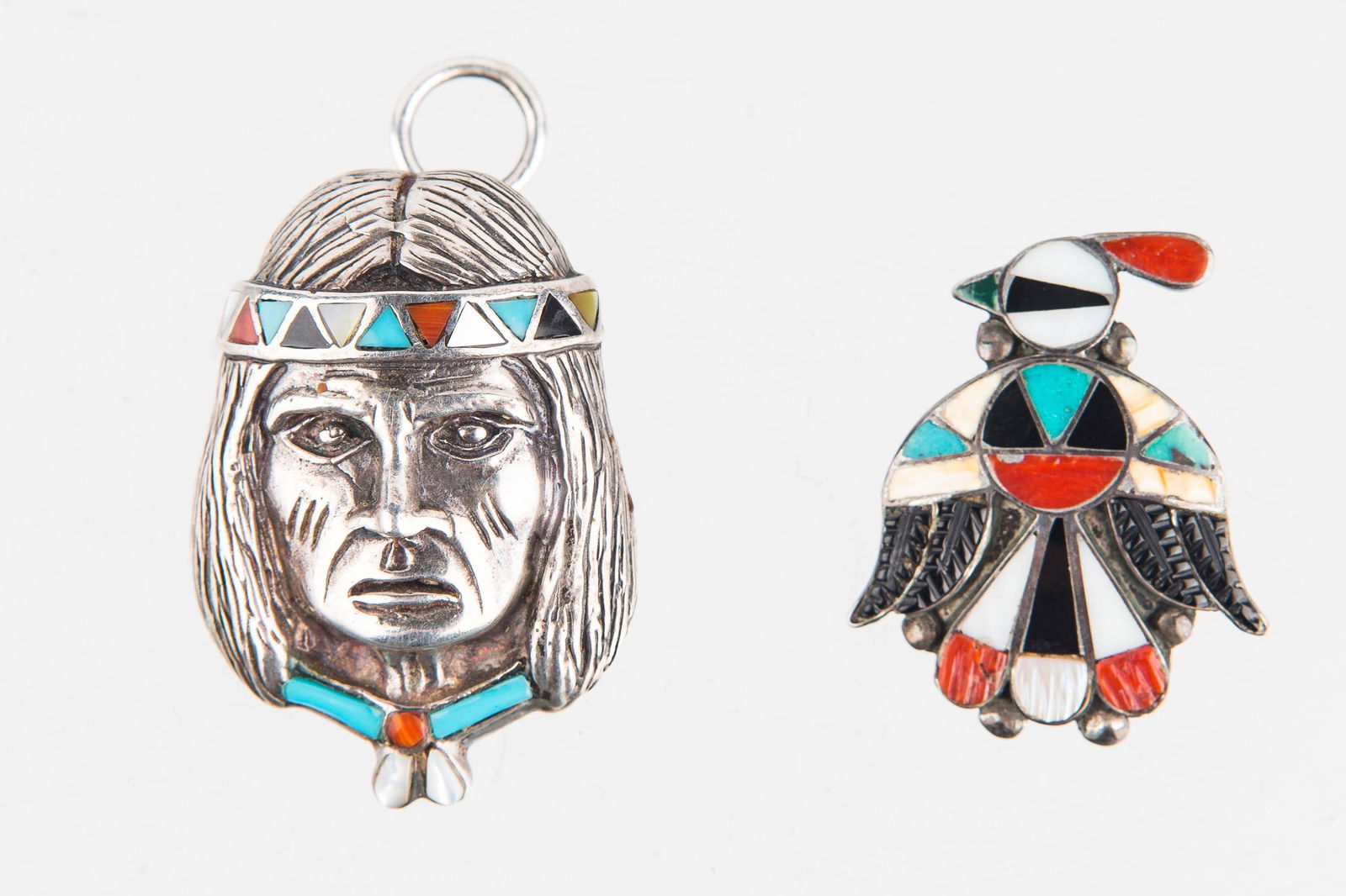 Vintage Colorful Native American Sterling Jewelry (1 of 3)