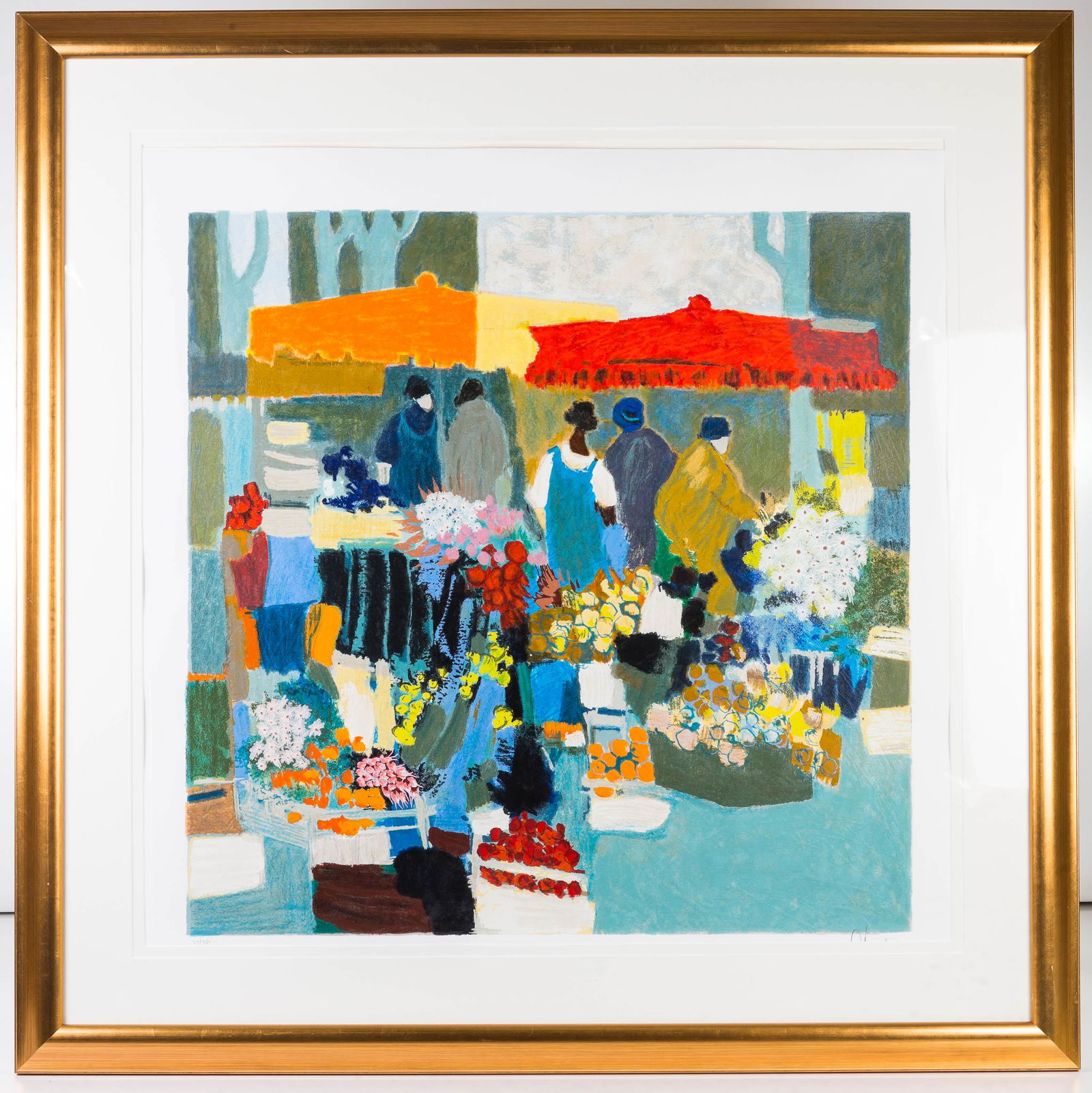 Claude Fauchere (B.1936) "Morning Stroll" (1 of 5)