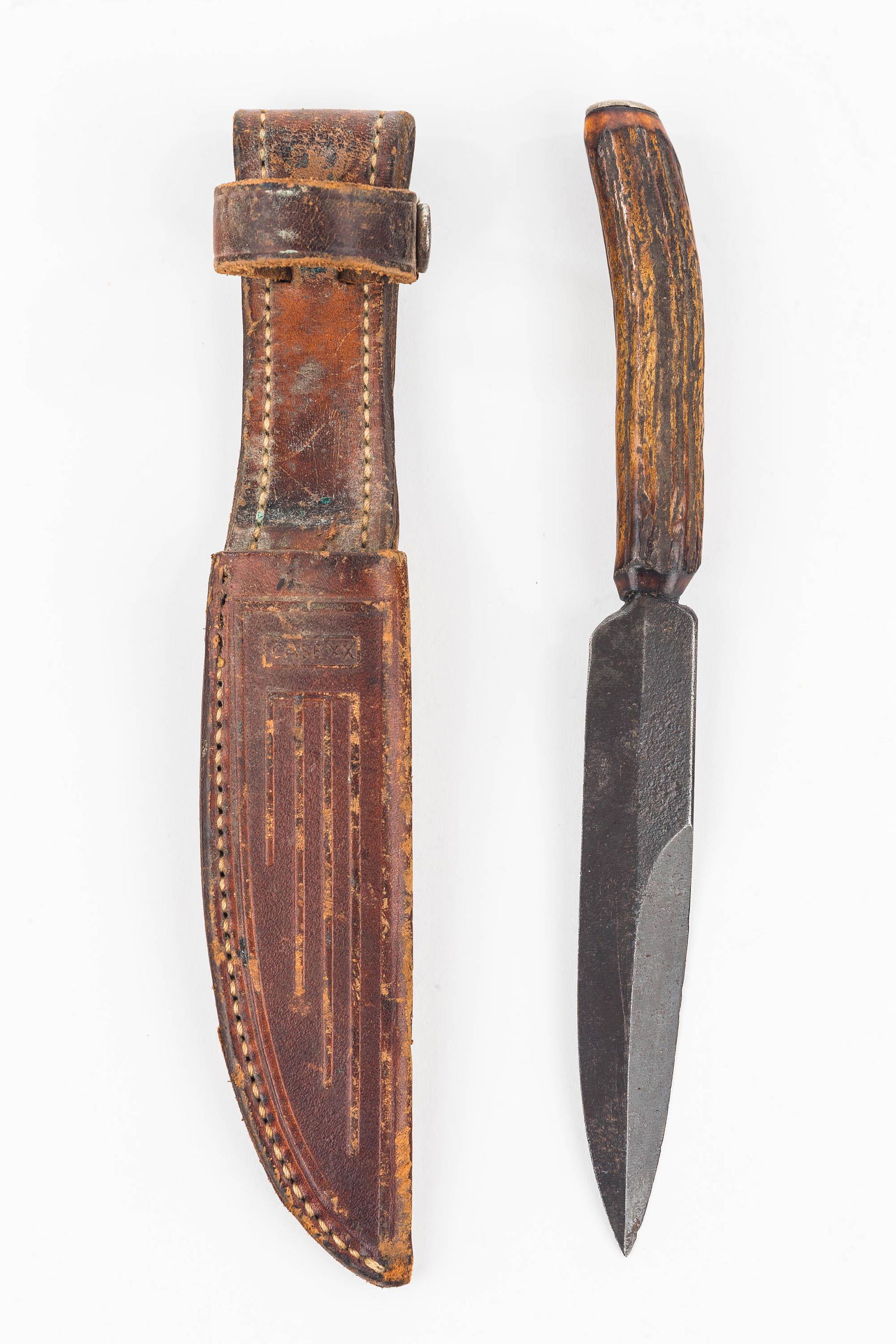 19th Century Antler Handled Dagger (1 of 5)
