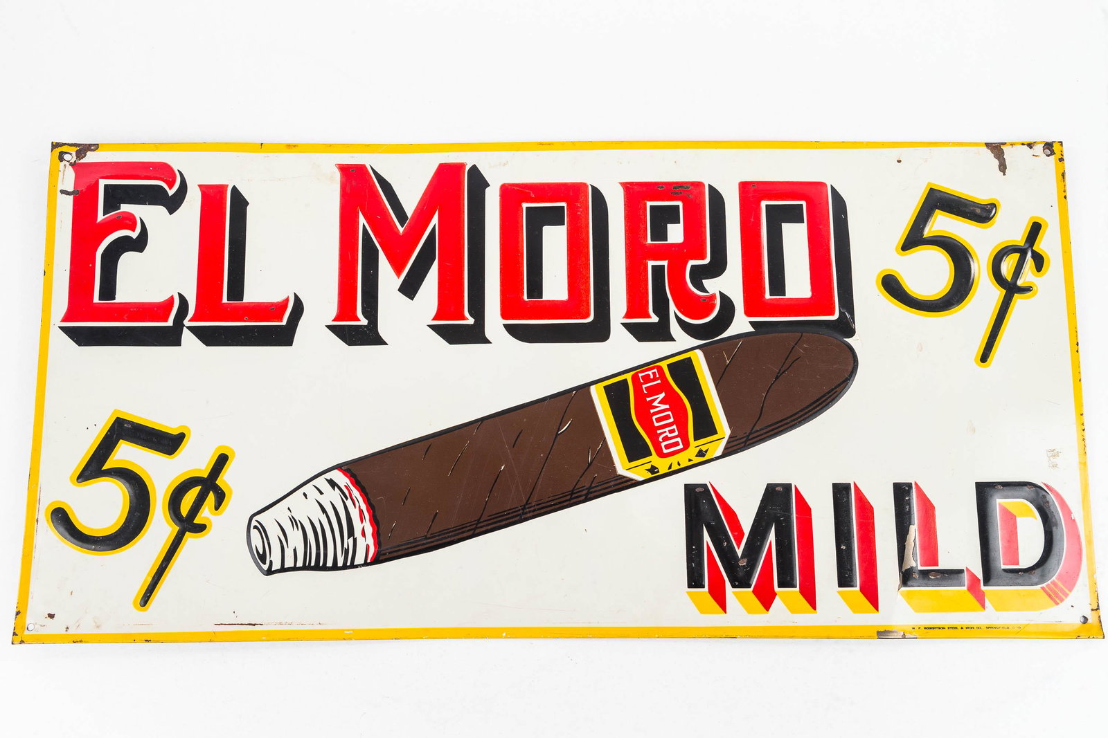 El Moro 5 Cent Cigar Sign (1 of 6)