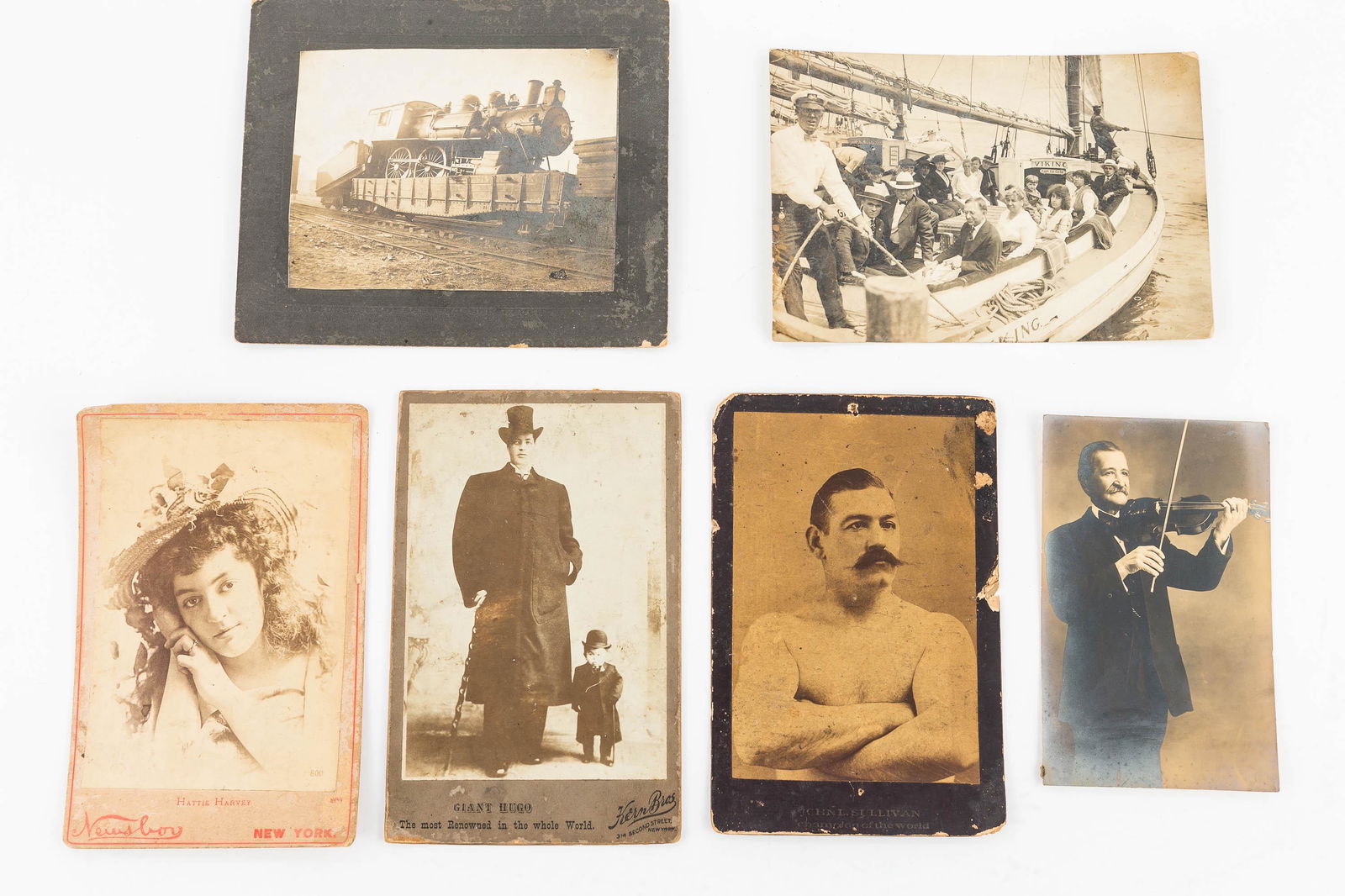 Cabinet Card Photos J. L. Sullivan & Others (1 of 5)