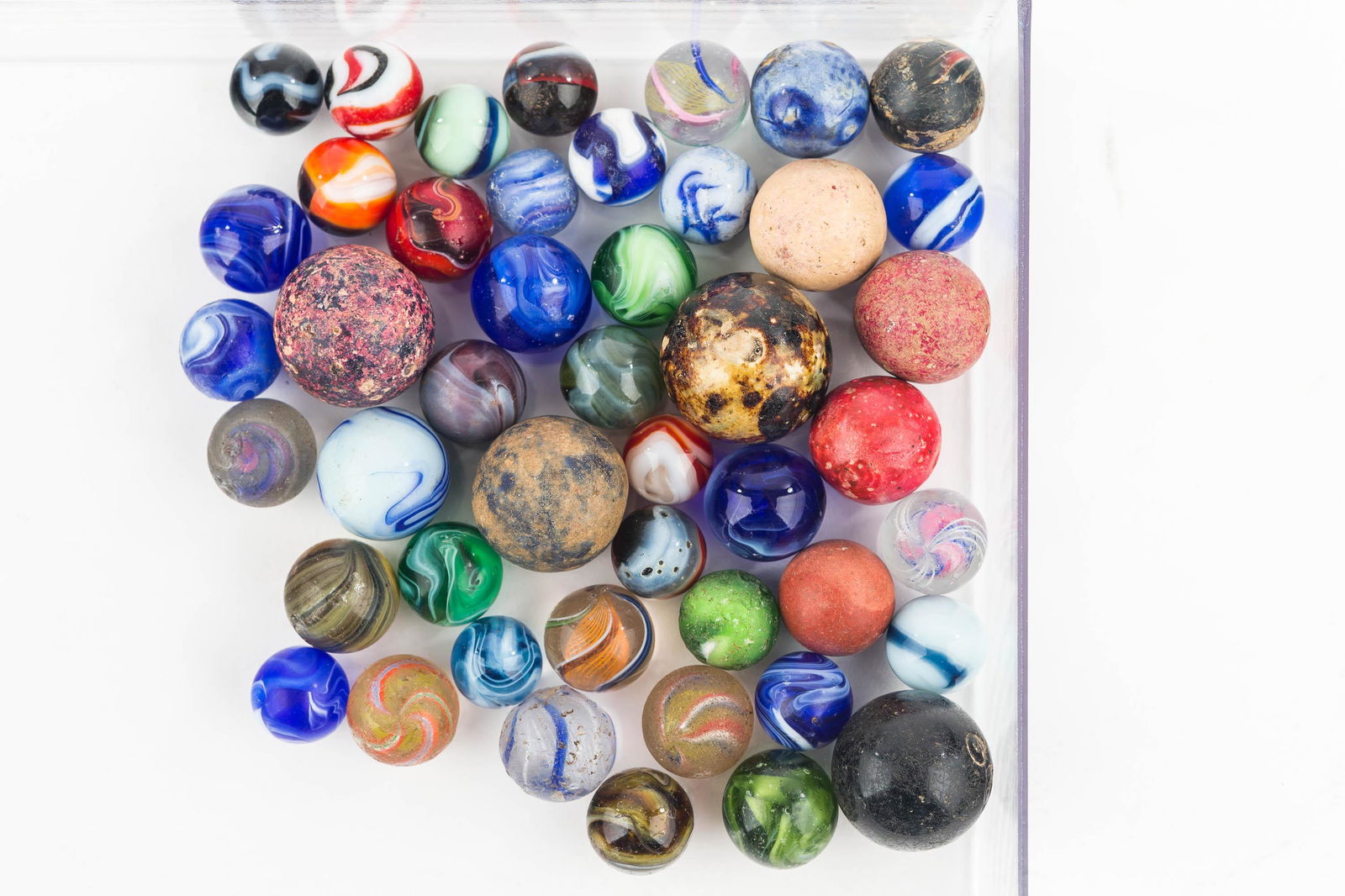 Vintage Clay and Other Marbles (1 of 5)