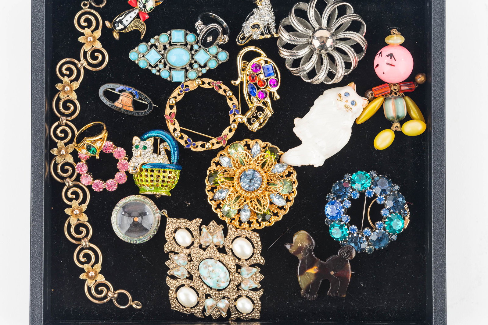Rhinestone Brooches and Other Jewelry (1 of 3)