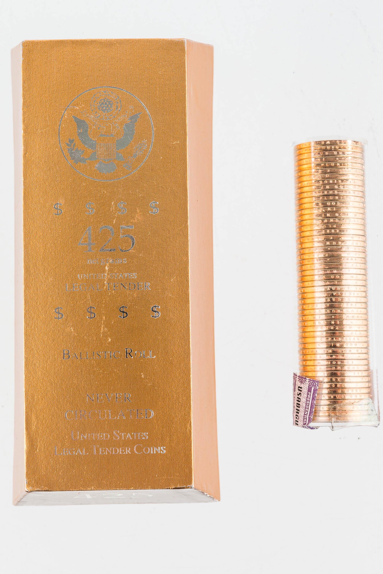 Ballistic Roll of John Adams Uncirculated Dollars (1 of 4)