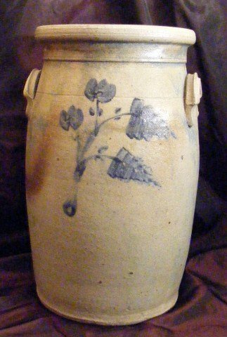 19th C Stoneware Crock