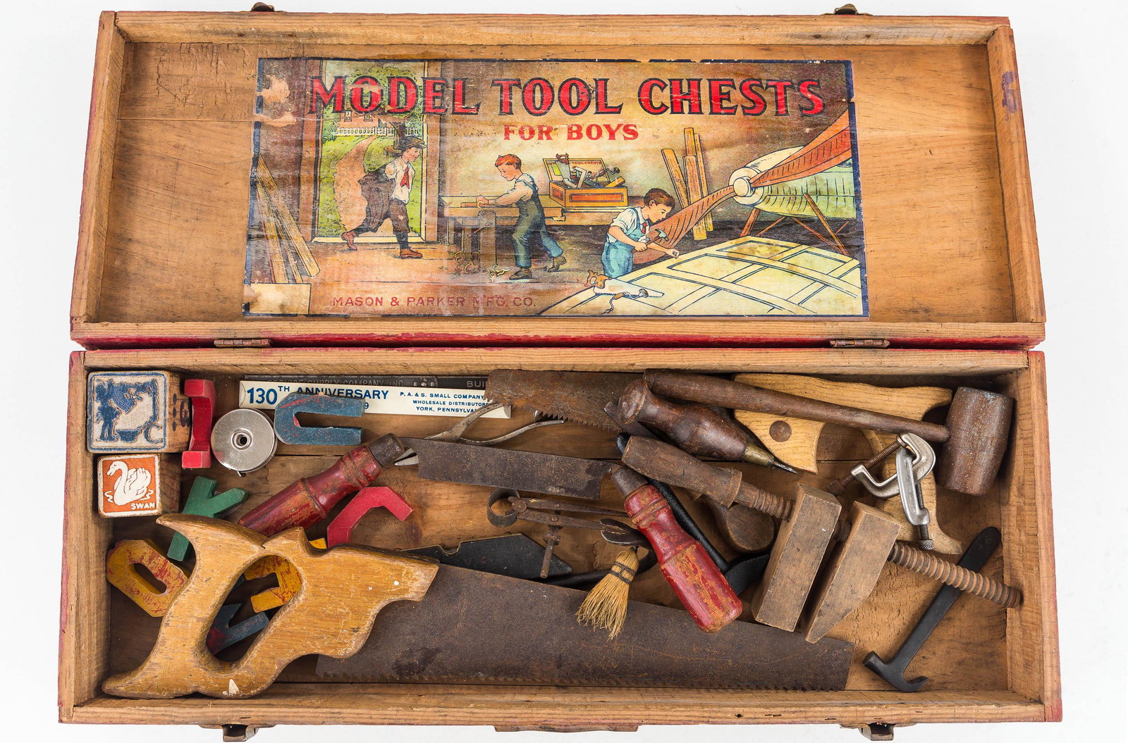 Vintage Model Tool Chest with Tools (1 of 5)