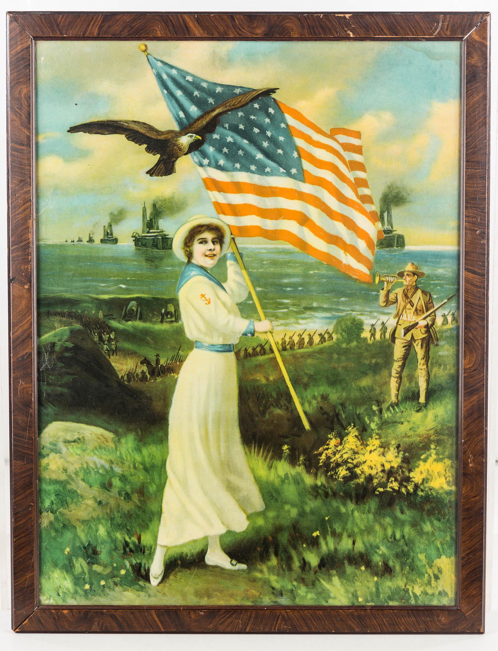 Vintage Military Propaganda Print (1 of 3)