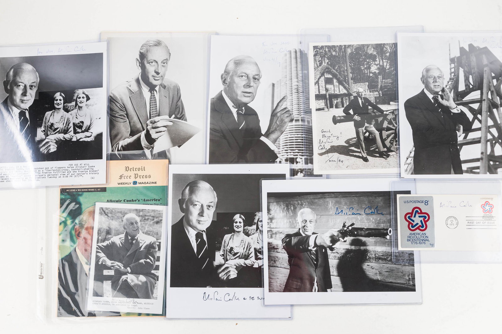 Collection of Alistair Cooke Autographs (1 of 5)