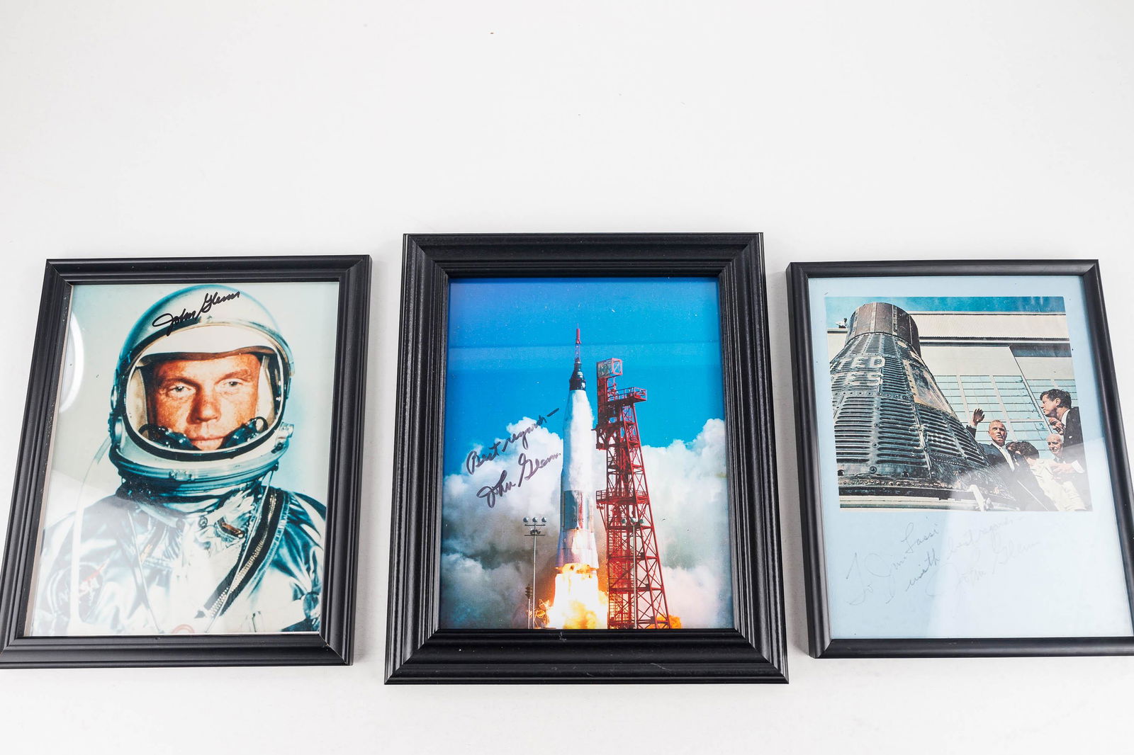 Three Autographed John Glenn Photos (1 of 4)