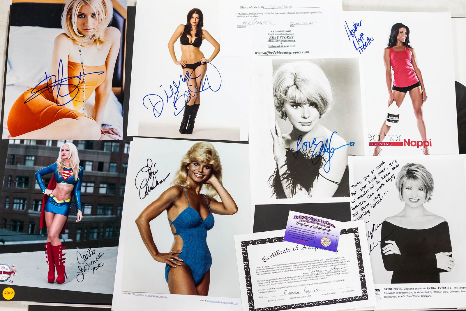 Autographed Photos of Actresses (1 of 1)
