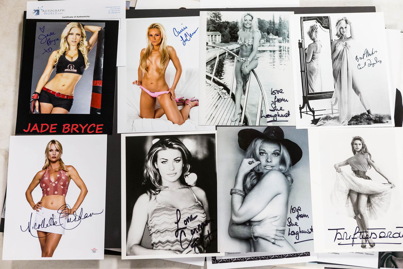 Autographed Photos of Actresses (1 of 2)