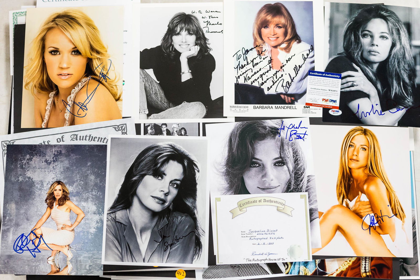Autographed Photos of Actresses (1 of 1)