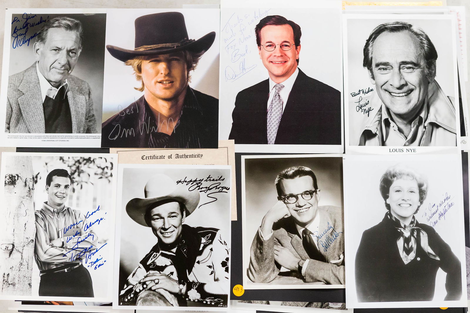 Grouping of Autographed Photos (1 of 1)