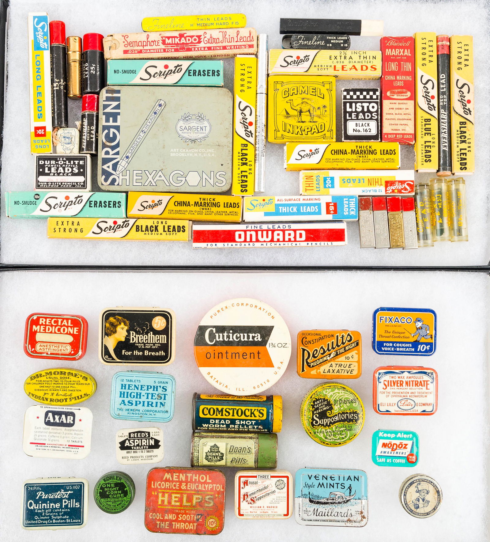 Collection of Early Tins & Advertising Pencil Lead (1 of 6)