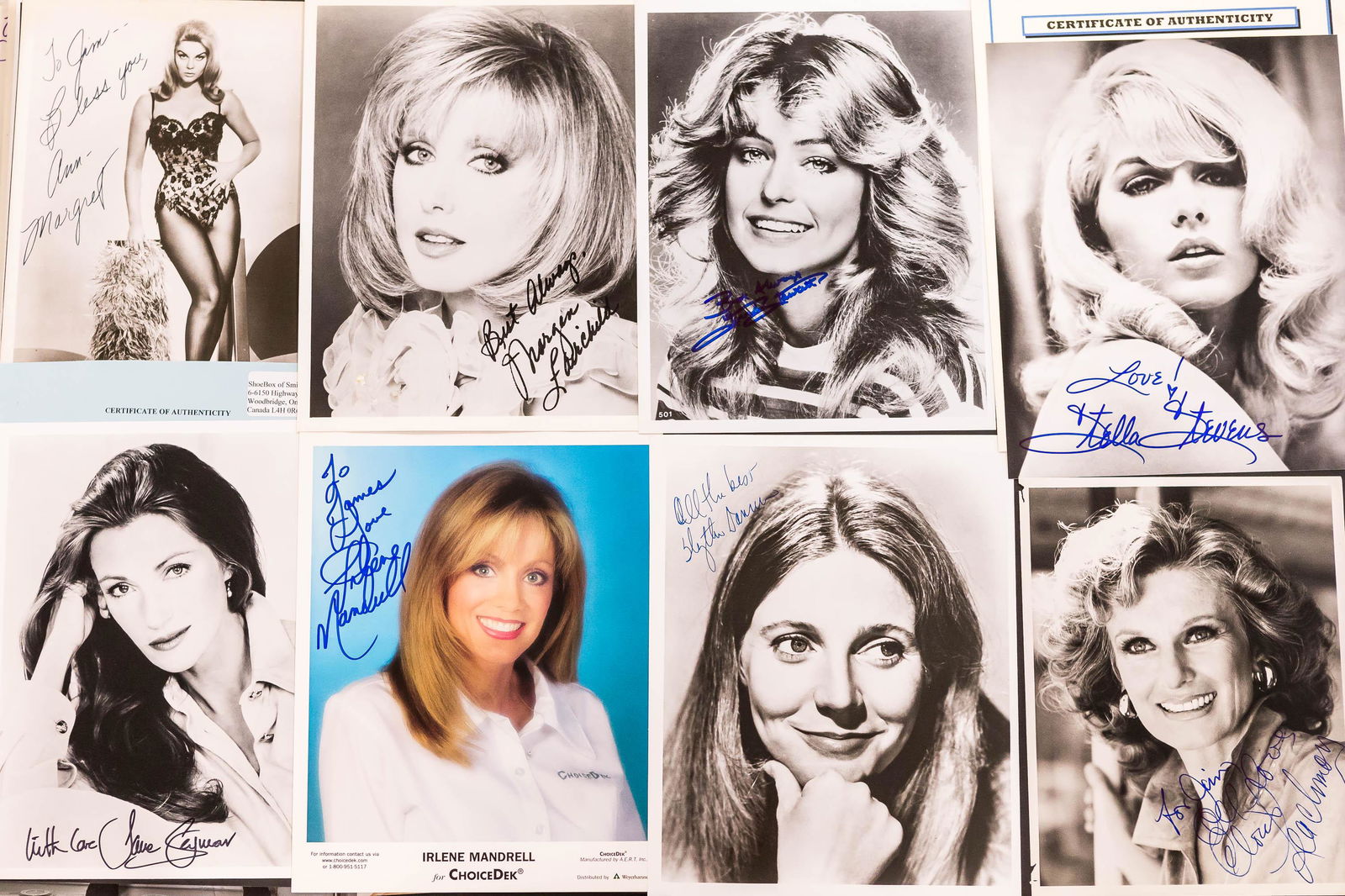 Autographed Photos of Actresses (1 of 1)
