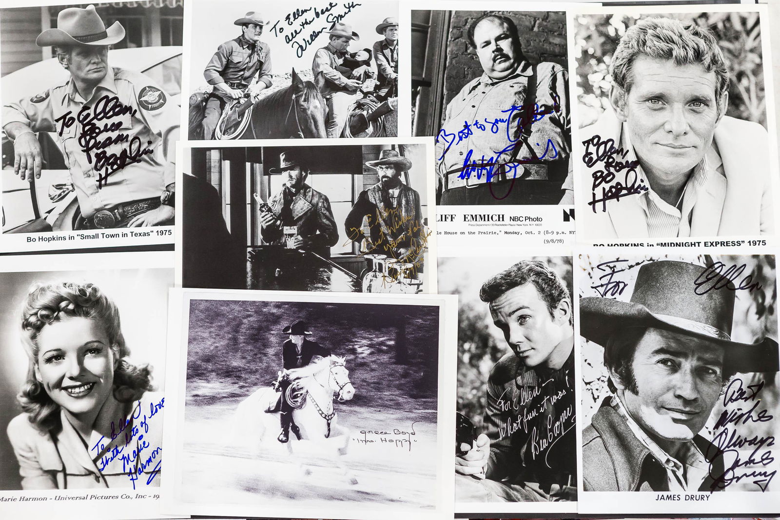 Autographed Photos of Western Actors and Actresses (1 of 1)