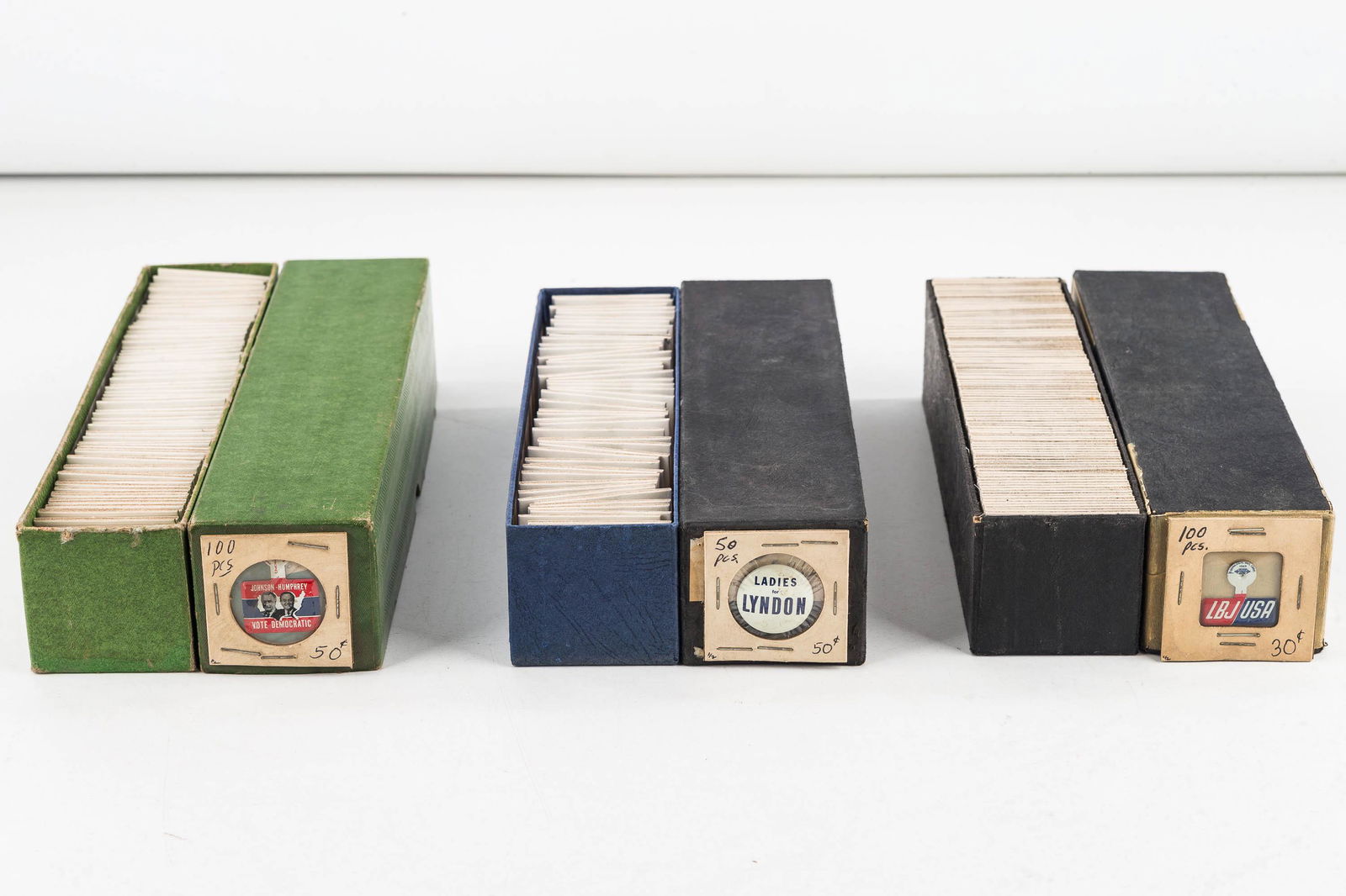 LBJ Pin Backs & Lapel Pins Old New Stock (1 of 4)