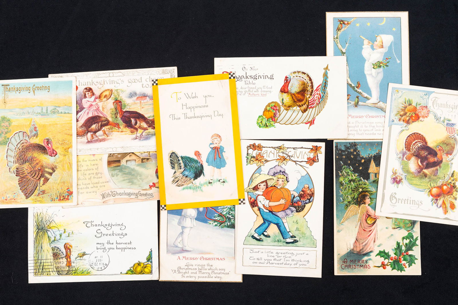 Vintage Thanksgiving and Christmas Cards (1 of 2)