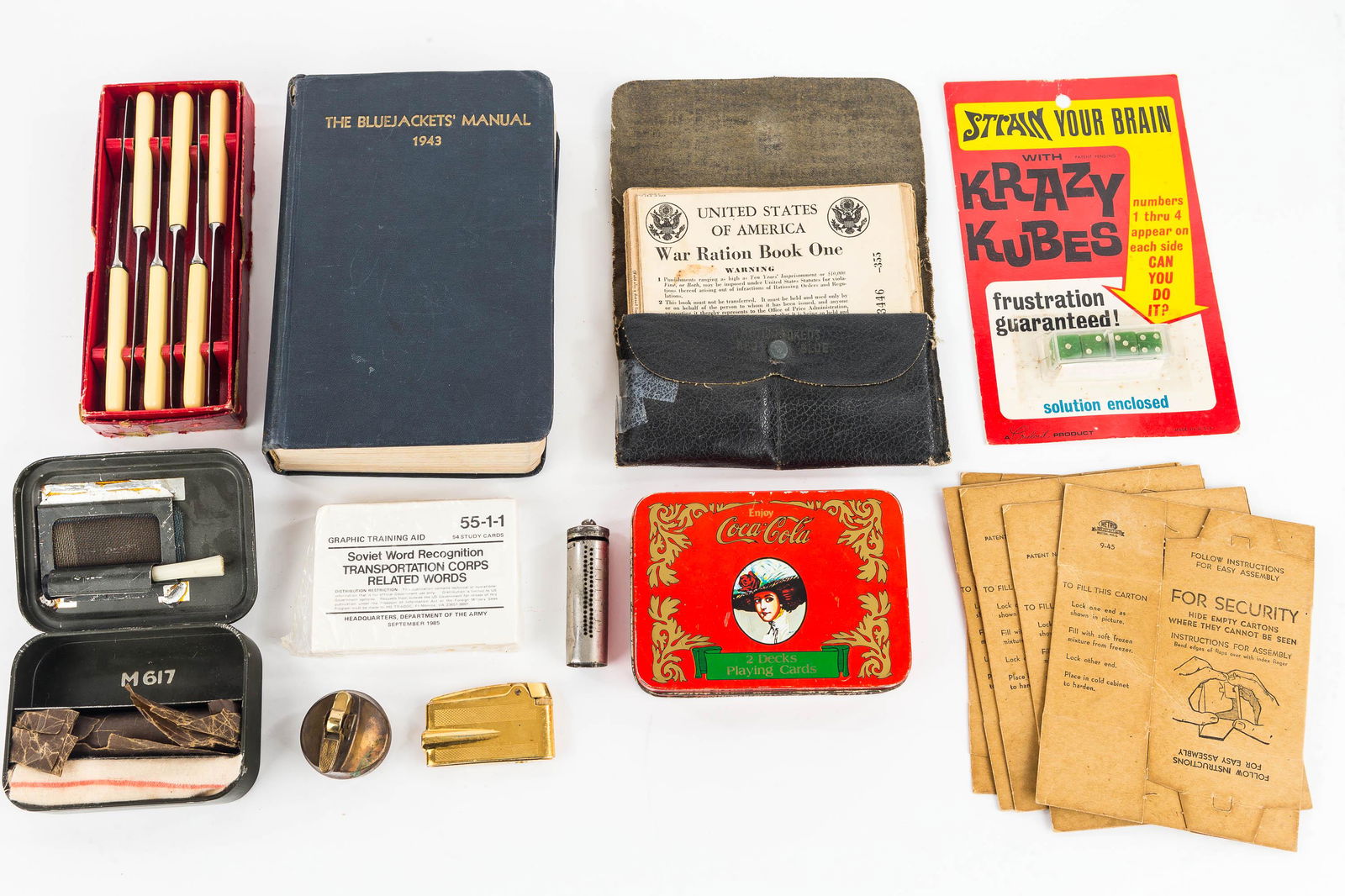 1943 Bluejacket Manual and Military Items (1 of 7)