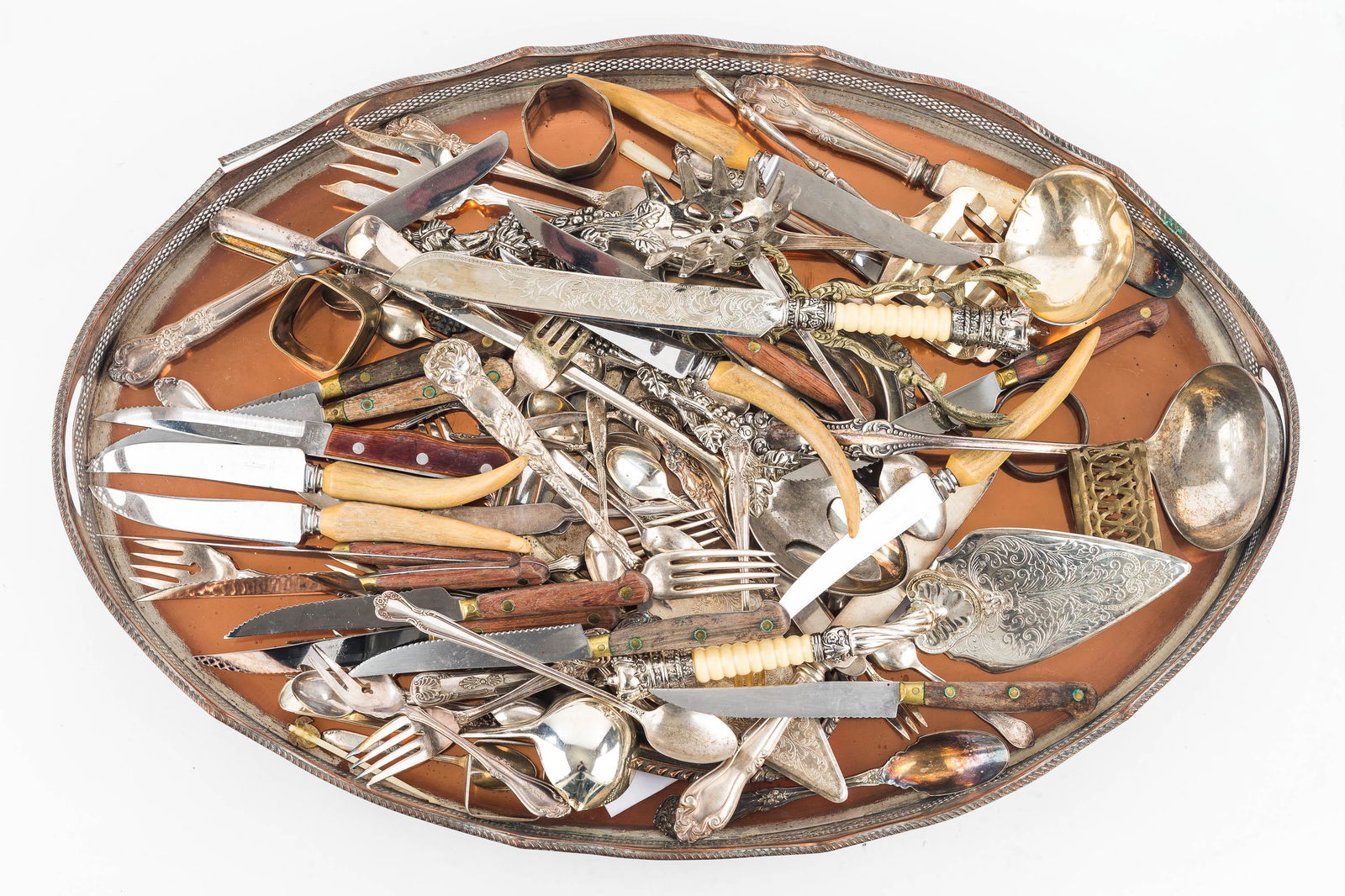 Silverplate Serving Pieces and Flatware (1 of 5)