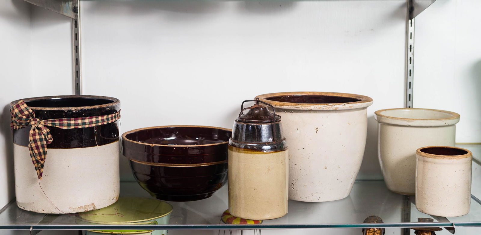 Grouping of Five Crocks (1 of 1)