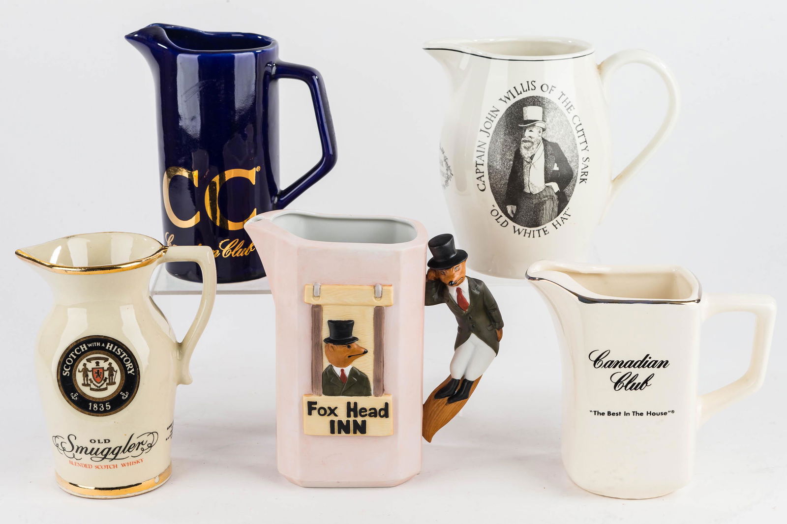 Five Whiskey Pitchers (1 of 1)