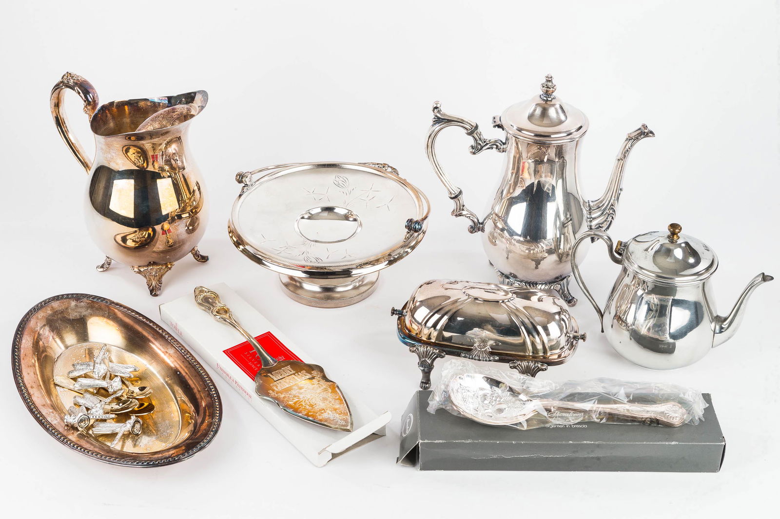 Mixed Silver Plate Grouping (1 of 11)