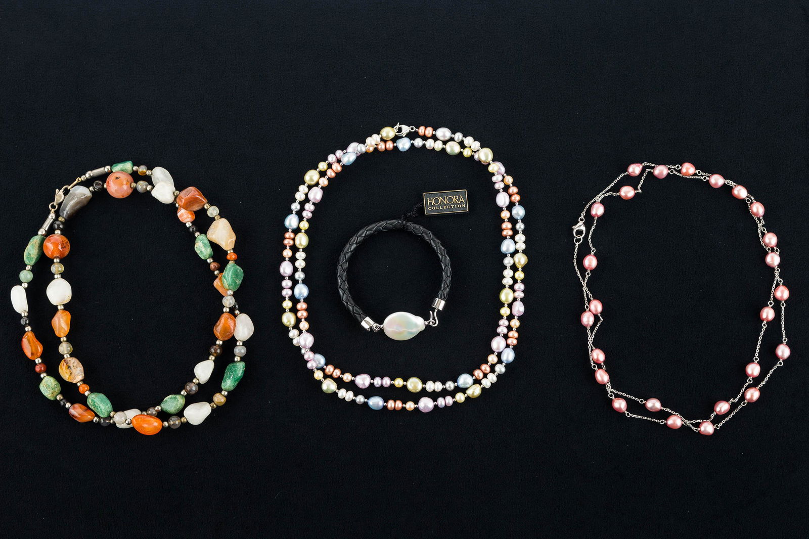 Honora Bracelet and (3) Necklaces (1 of 3)