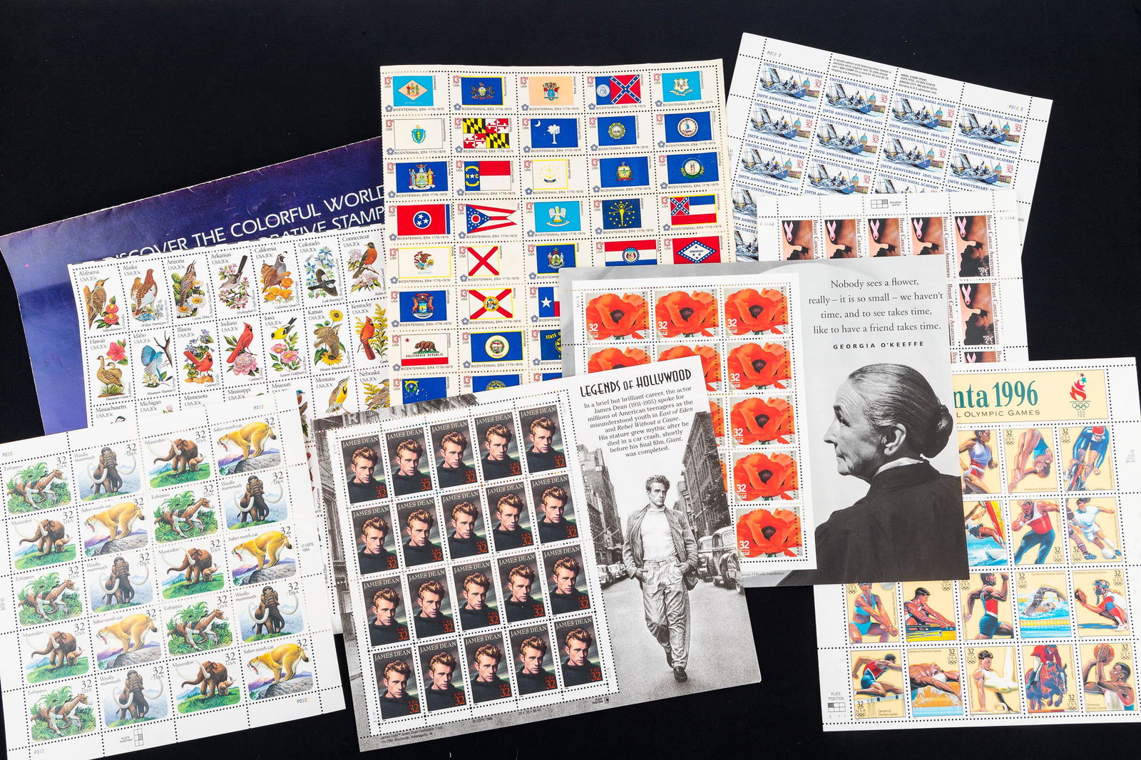 Full Sheet US Postal Stamp Collection (1 of 3)
