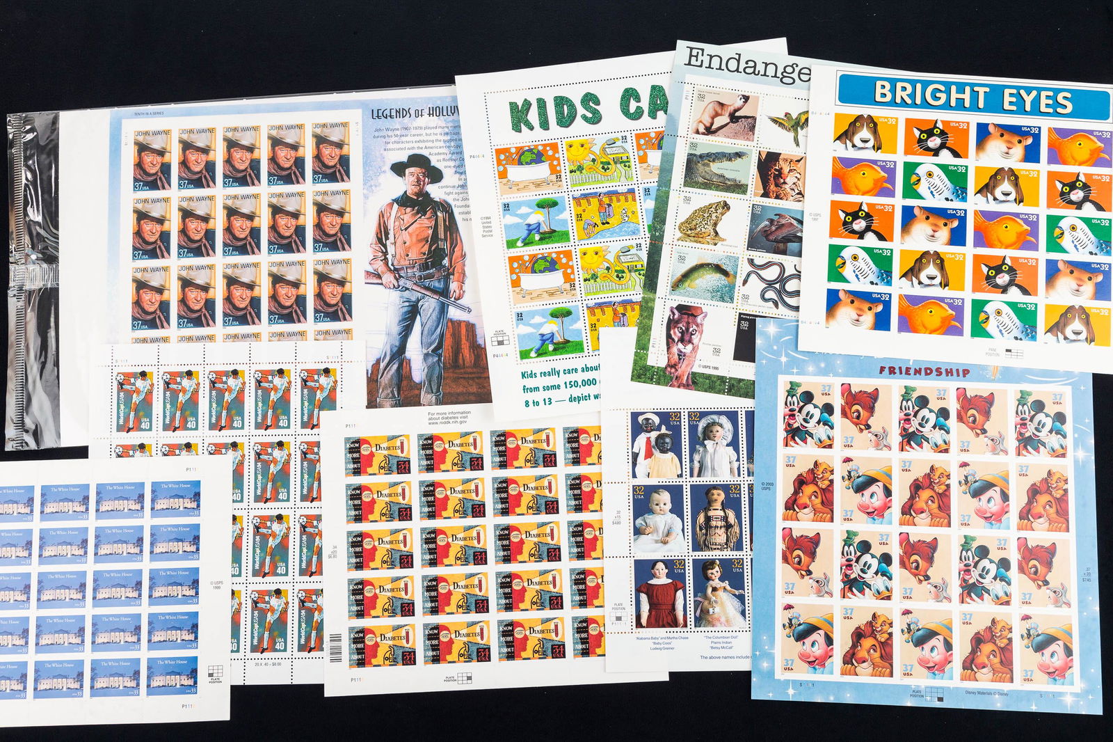 US Postal Stamps Full Sheets (1 of 3)
