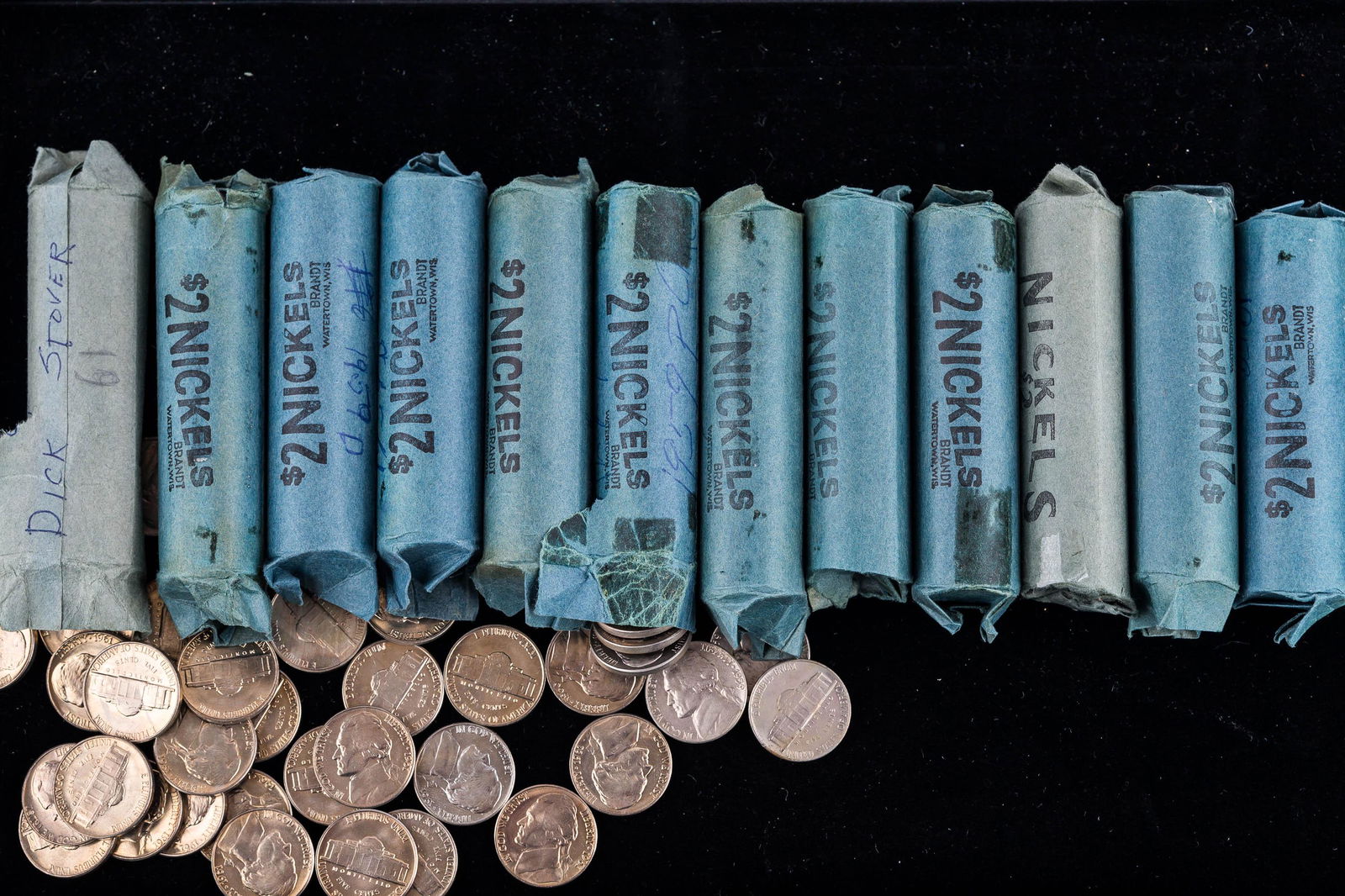 (12) Rolls of Uncirculated Nickels (1 of 1)