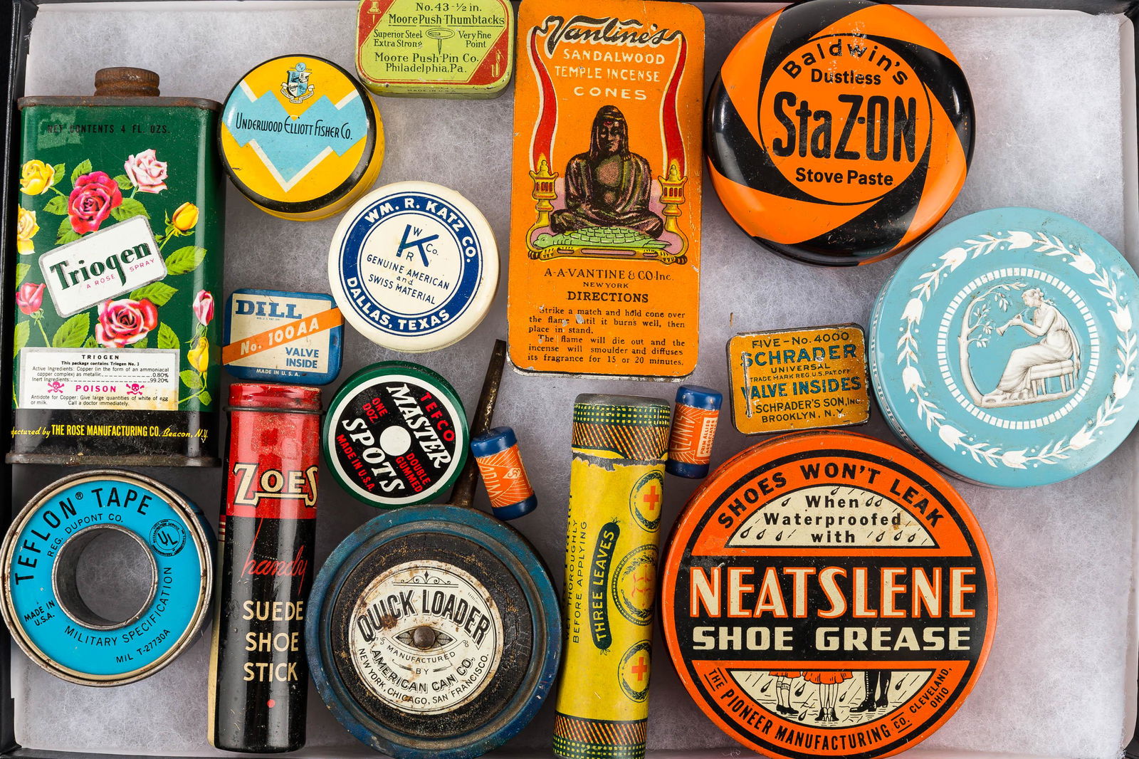 Tin Litho Advertising Grouping (1 of 3)