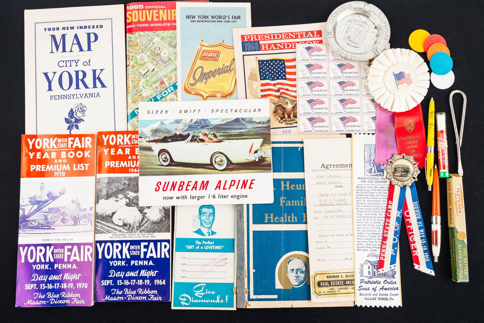 Vintage World's Fair & York Fair Maps (1 of 3)