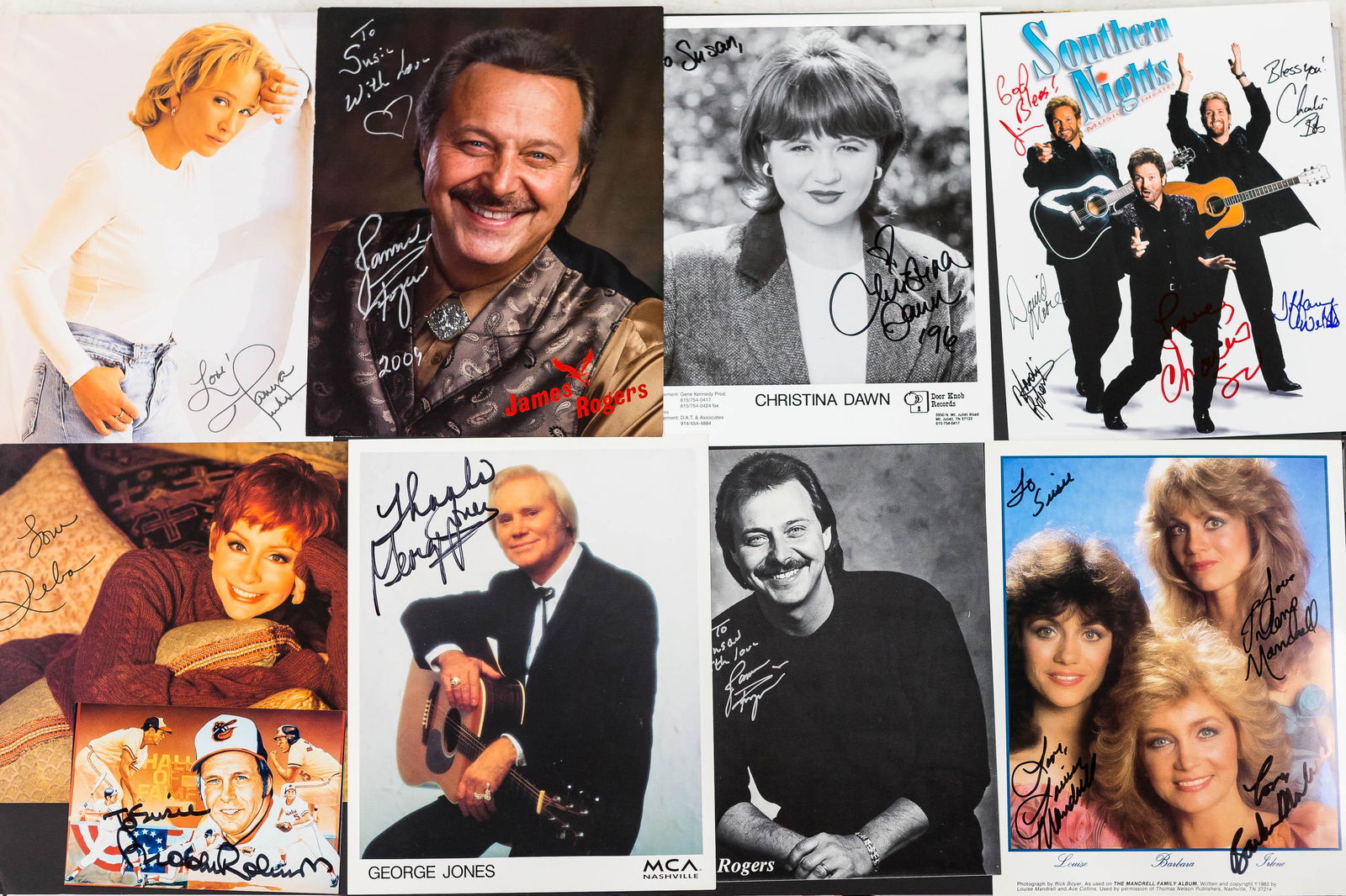 Autograph Photos of Country Stars and Others (1 of 1)
