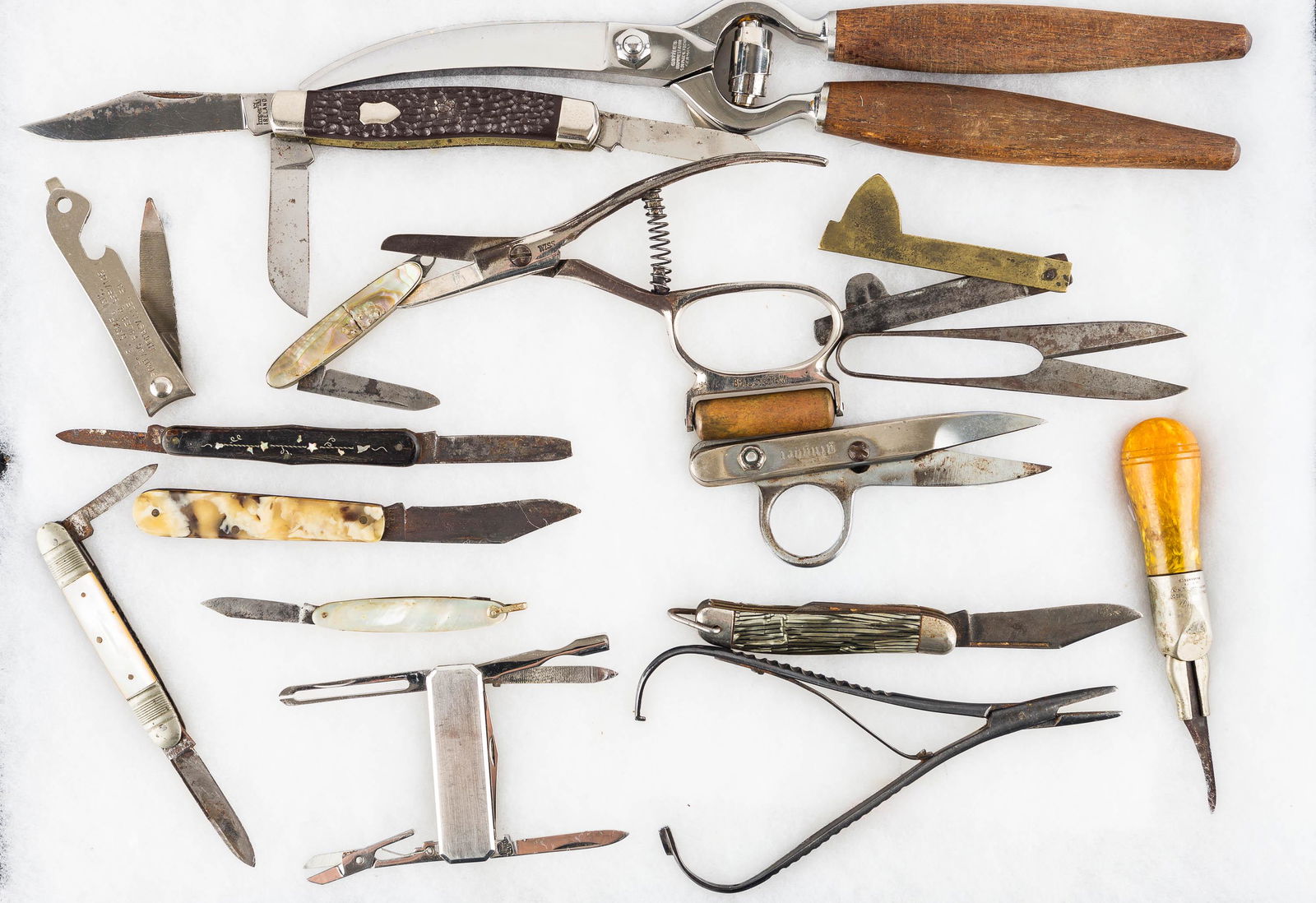 Vintage Folding Knives and Shears (1 of 4)