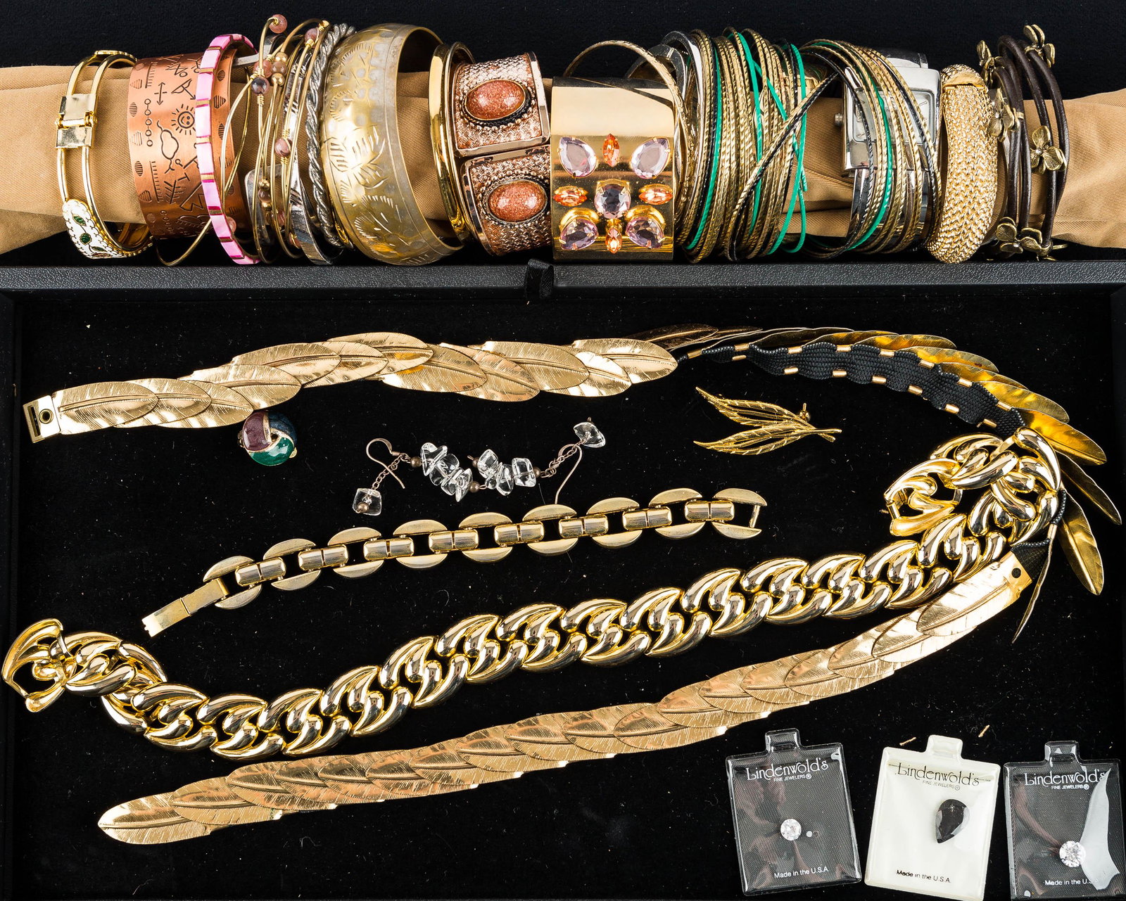 Vintage Bangle and Costume Jewelry Grouping (1 of 3)