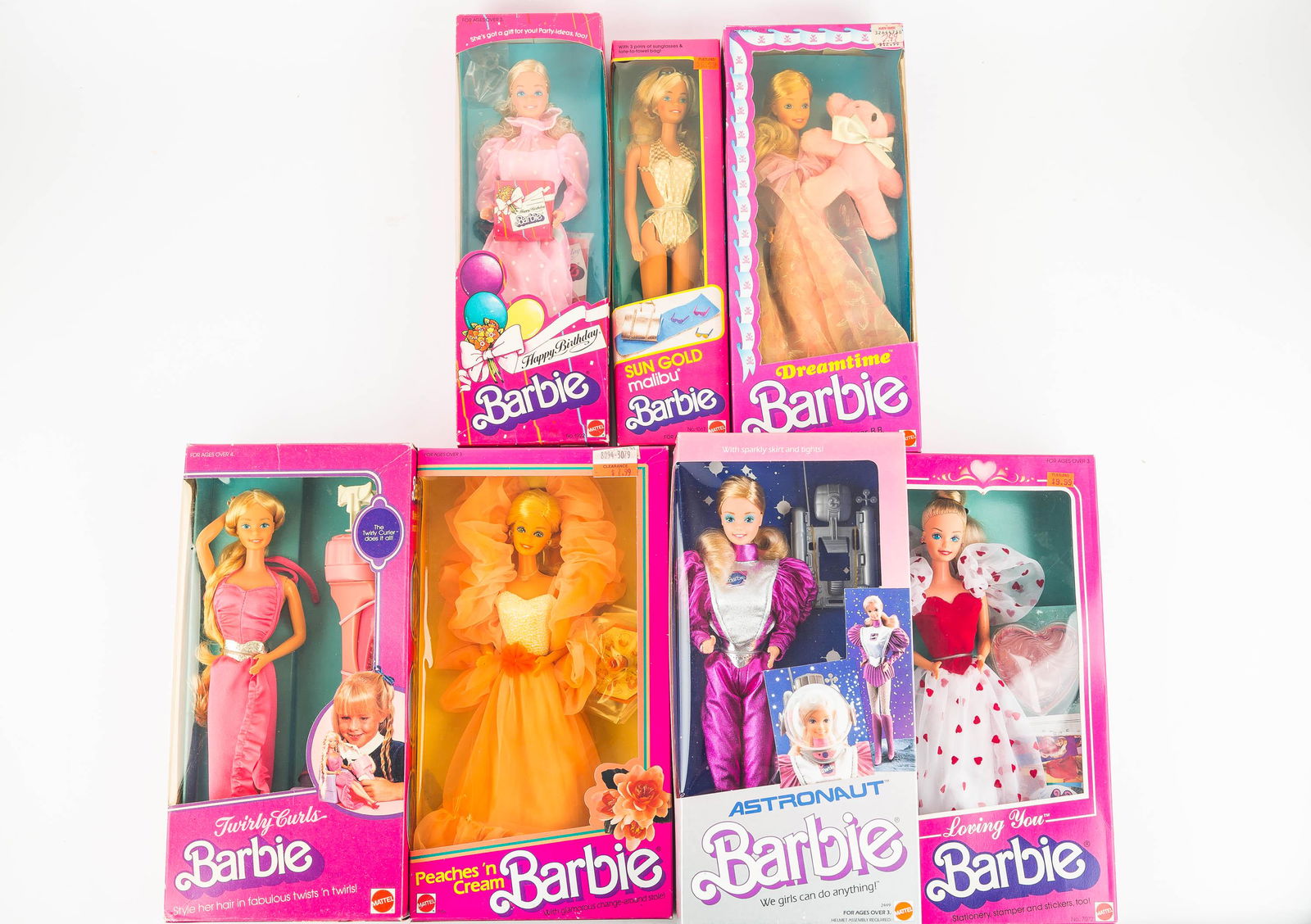 Collection of 1980s Barbies NIB (1 of 3)